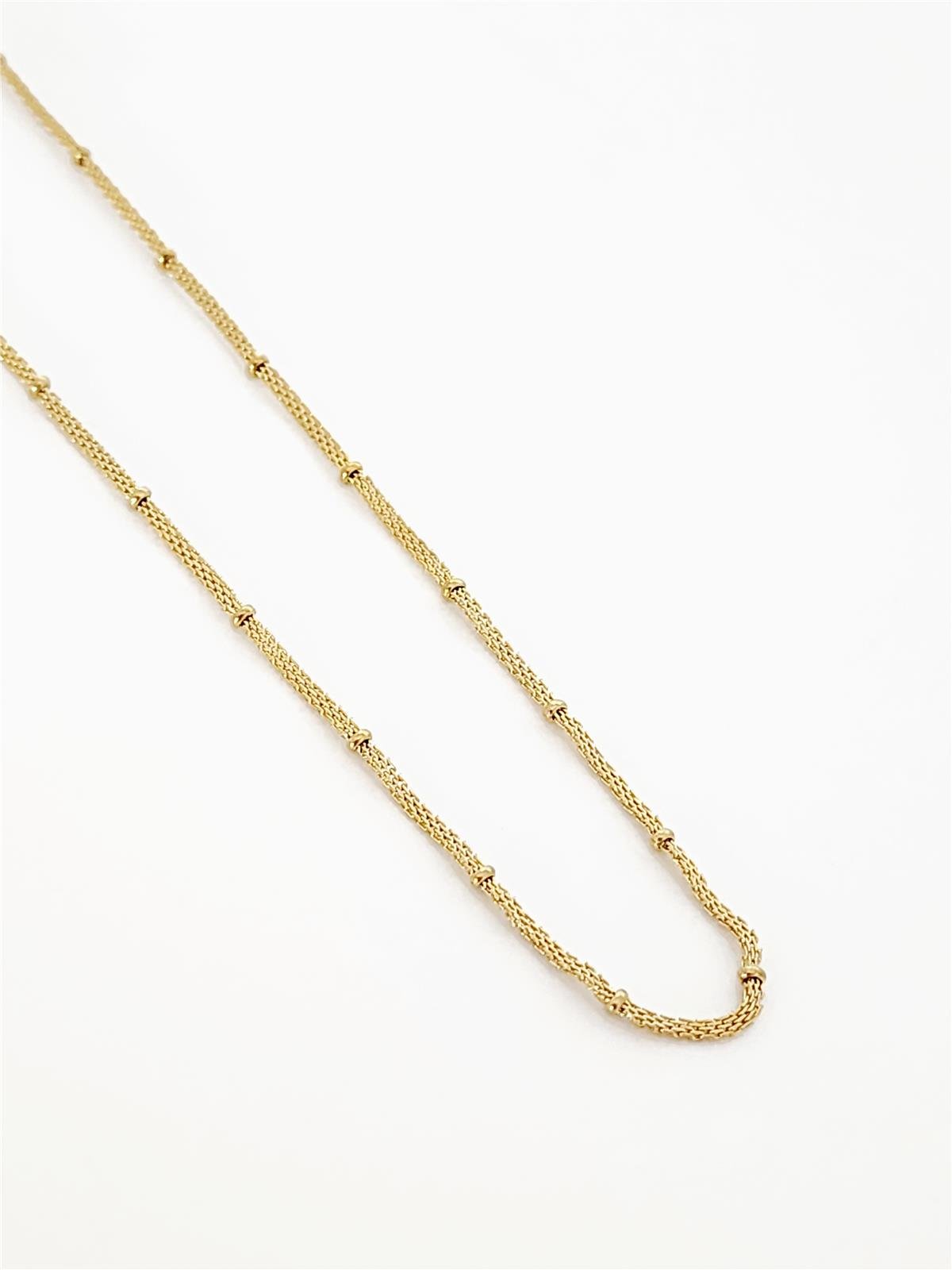 Doricalı Hasır Kolye Gold 45 cm