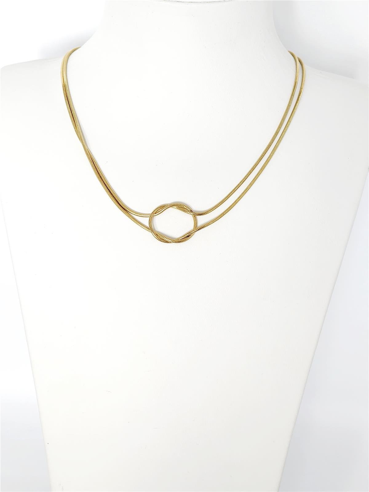 Düğüm Gold Kolye 45 cm