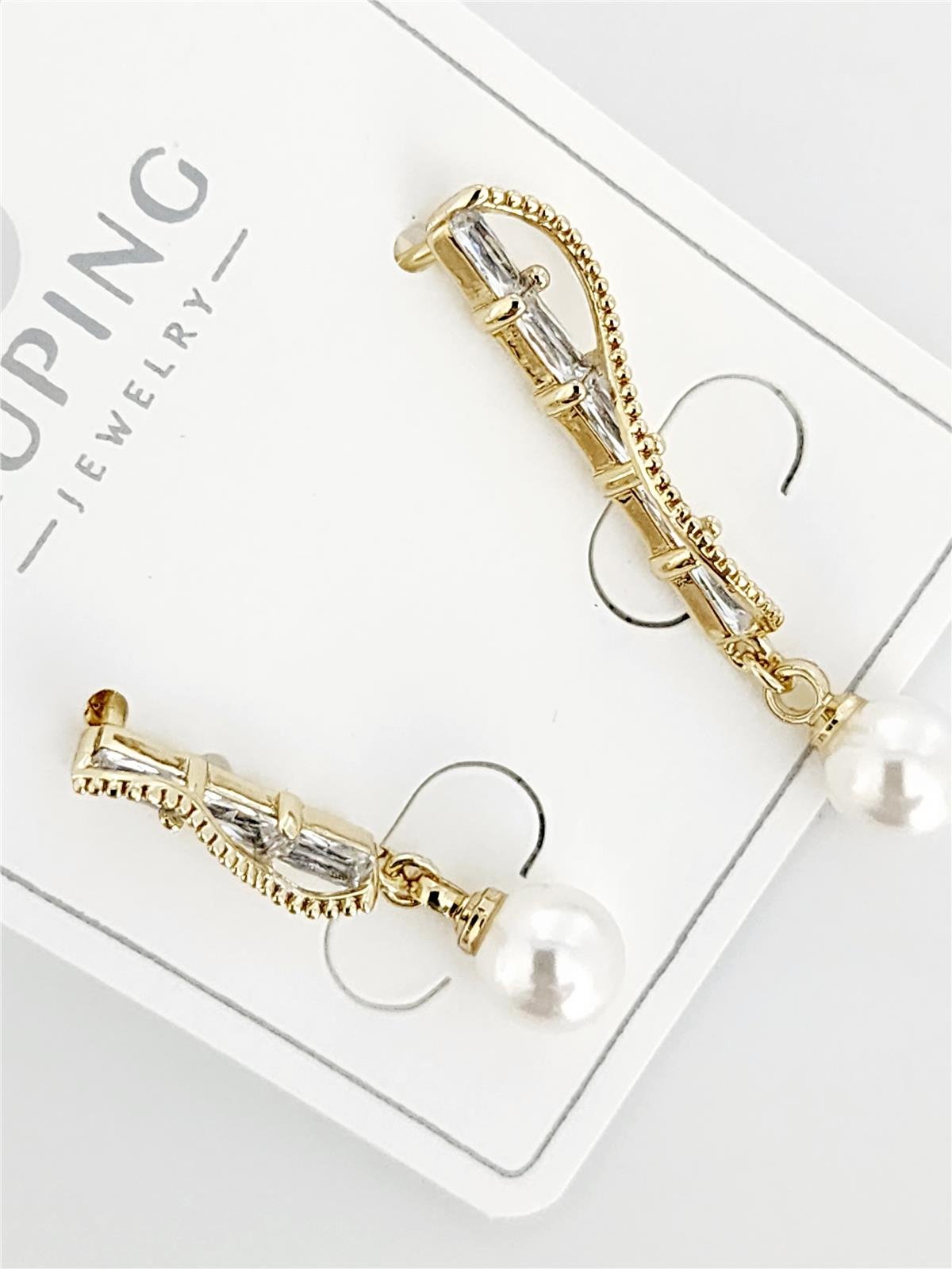 İnci Taş Gold VIP Xuping Küpe