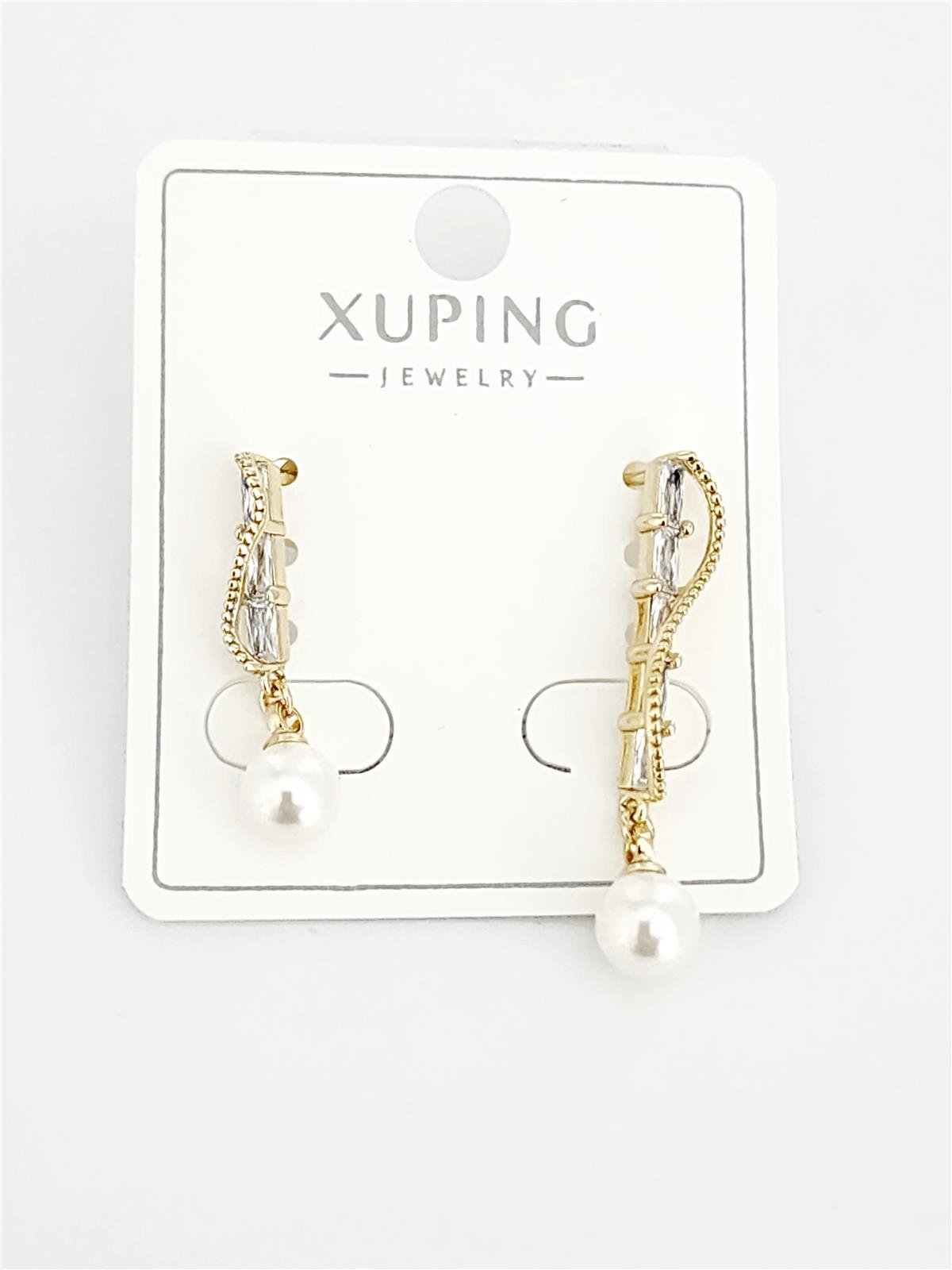 İnci Taş Gold VIP Xuping Küpe