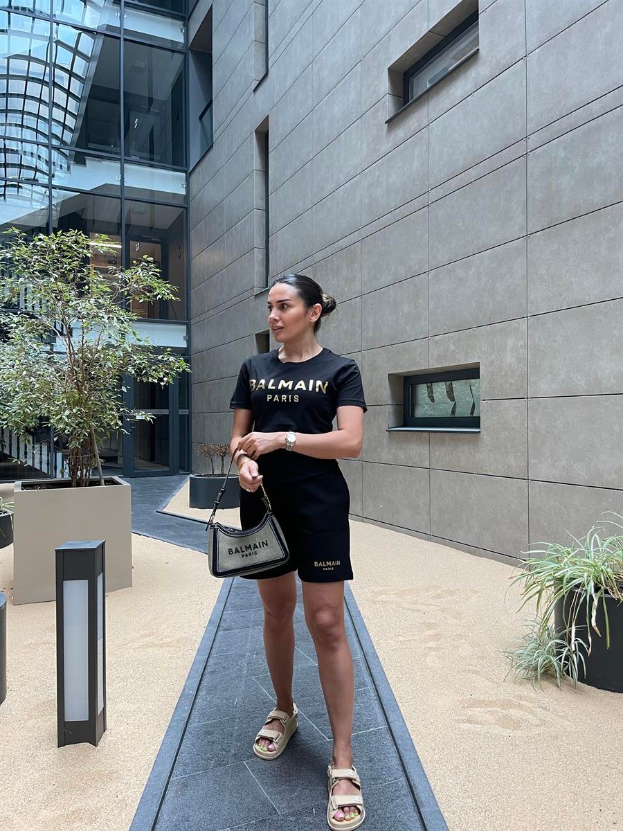 BALMAIN SİYAH ŞORT