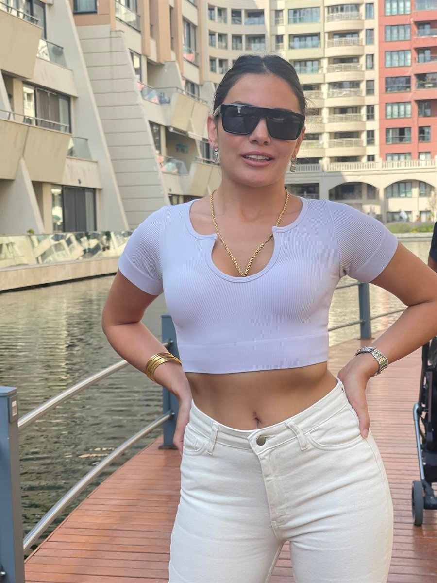 FİTİLLİ LİLA CROP