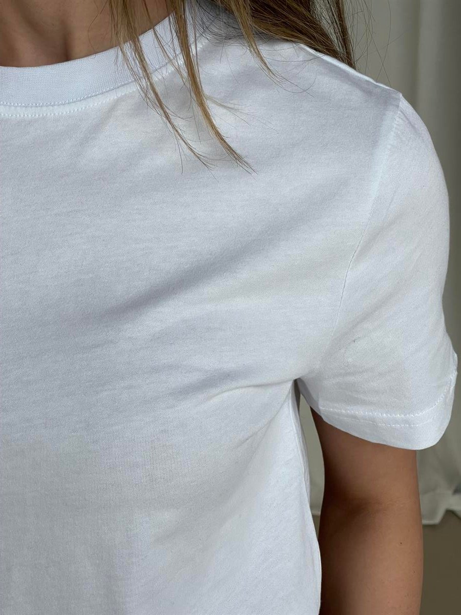 MASSIMO DUTTI BİSİKLET YAKA BASIC T-SHIRT