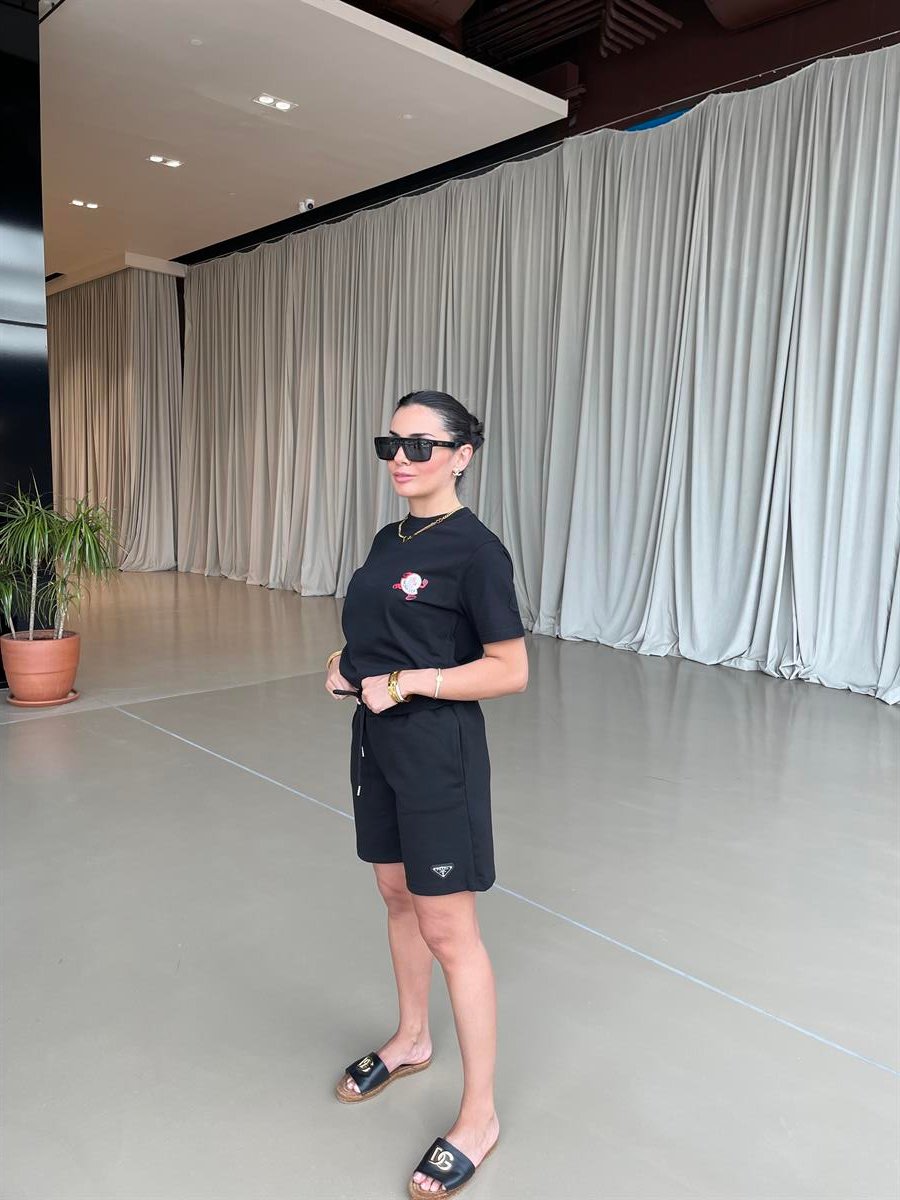 PRADA SİYAH ŞORT