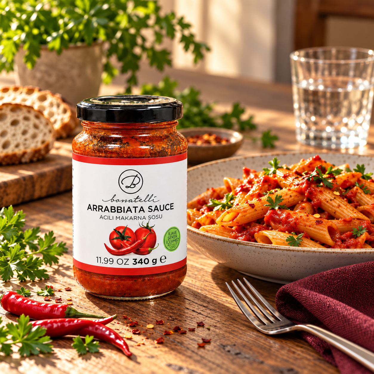 Acılı Makarna Sosu 300 G