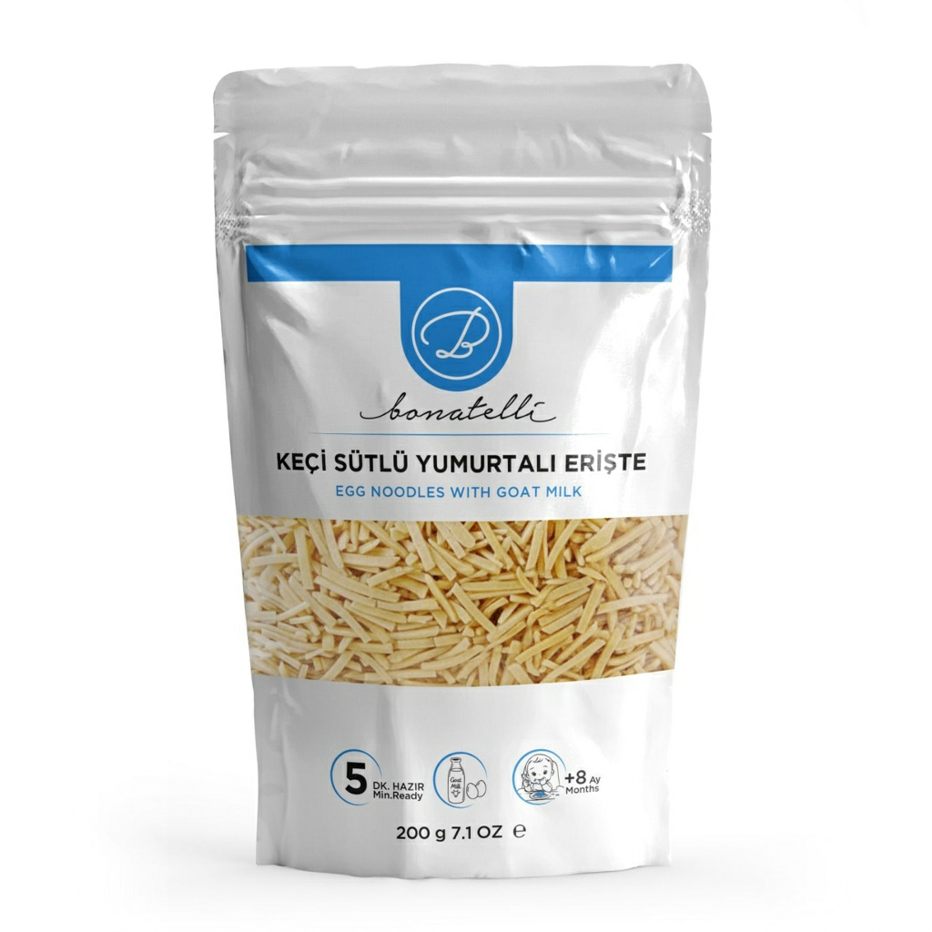 Keçi Sütlü Yumurtalı Erişte 200 G