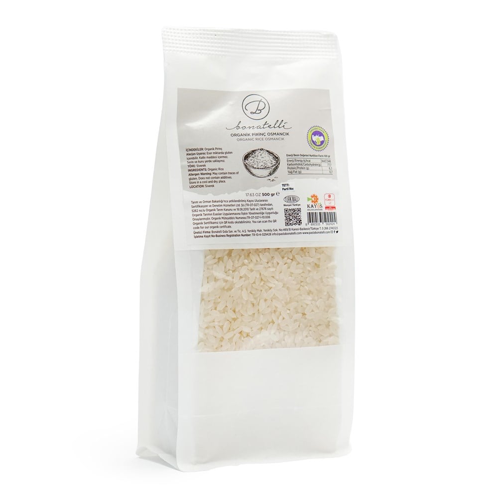 ORGANİK PİRİNÇ OSMANCIK 500 GR