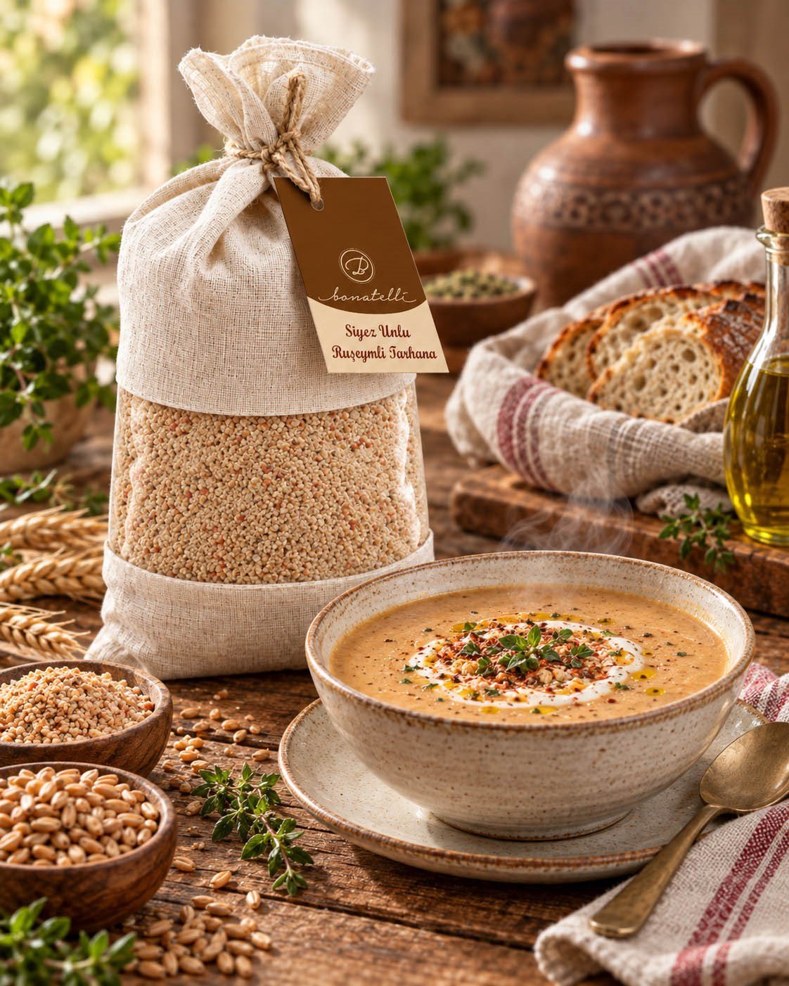 Siyez Unlu Ruşeymli Tarhana 500 G