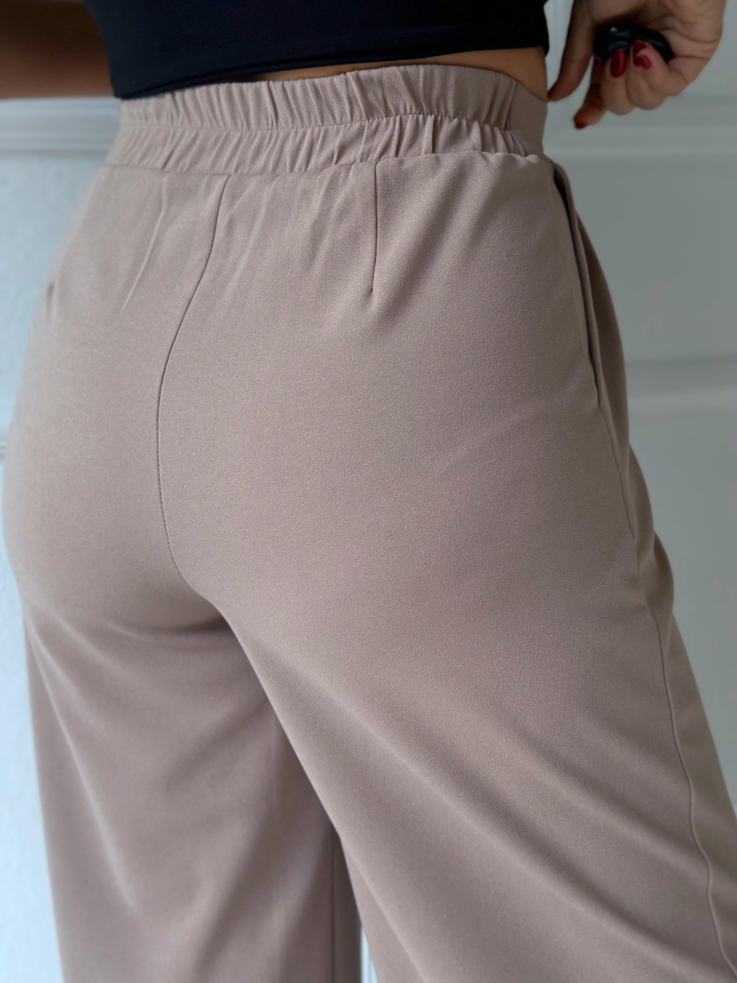 Camel Boru Paça Pantolon