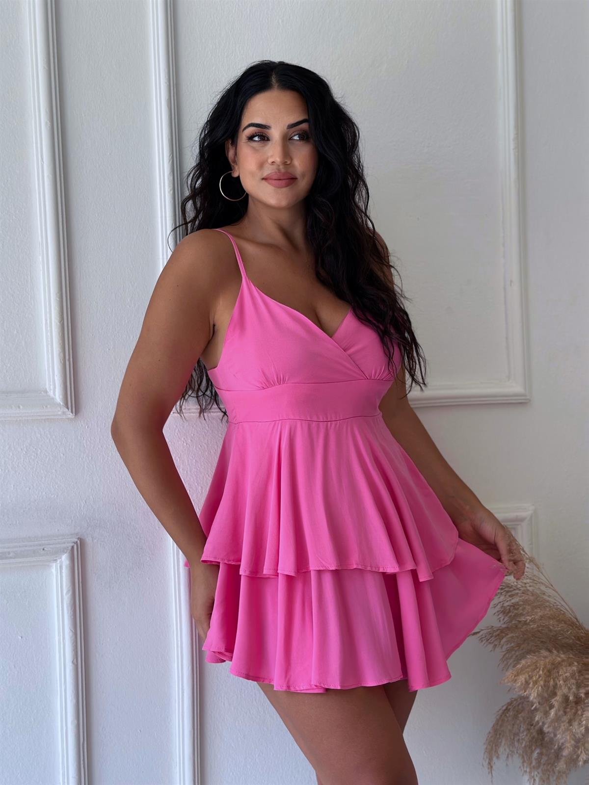 Daphne Elbise Pembe