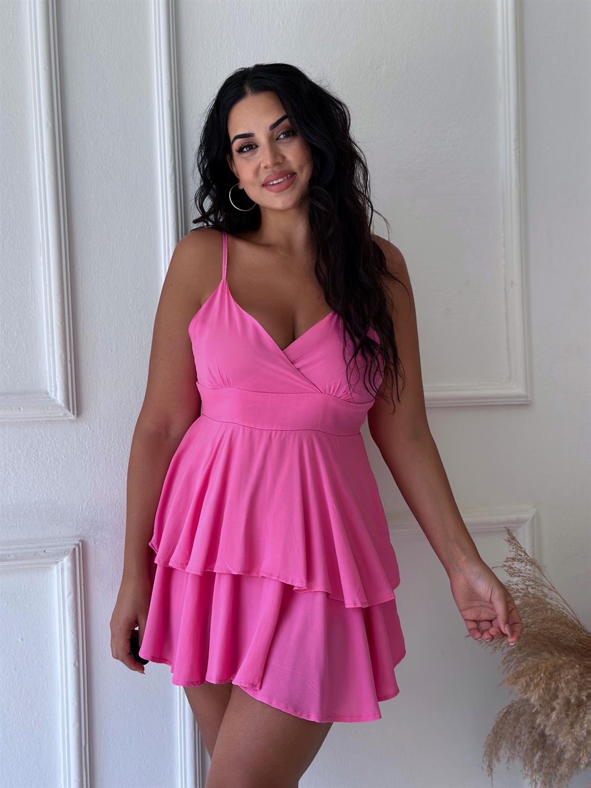 Daphne Elbise Pembe
