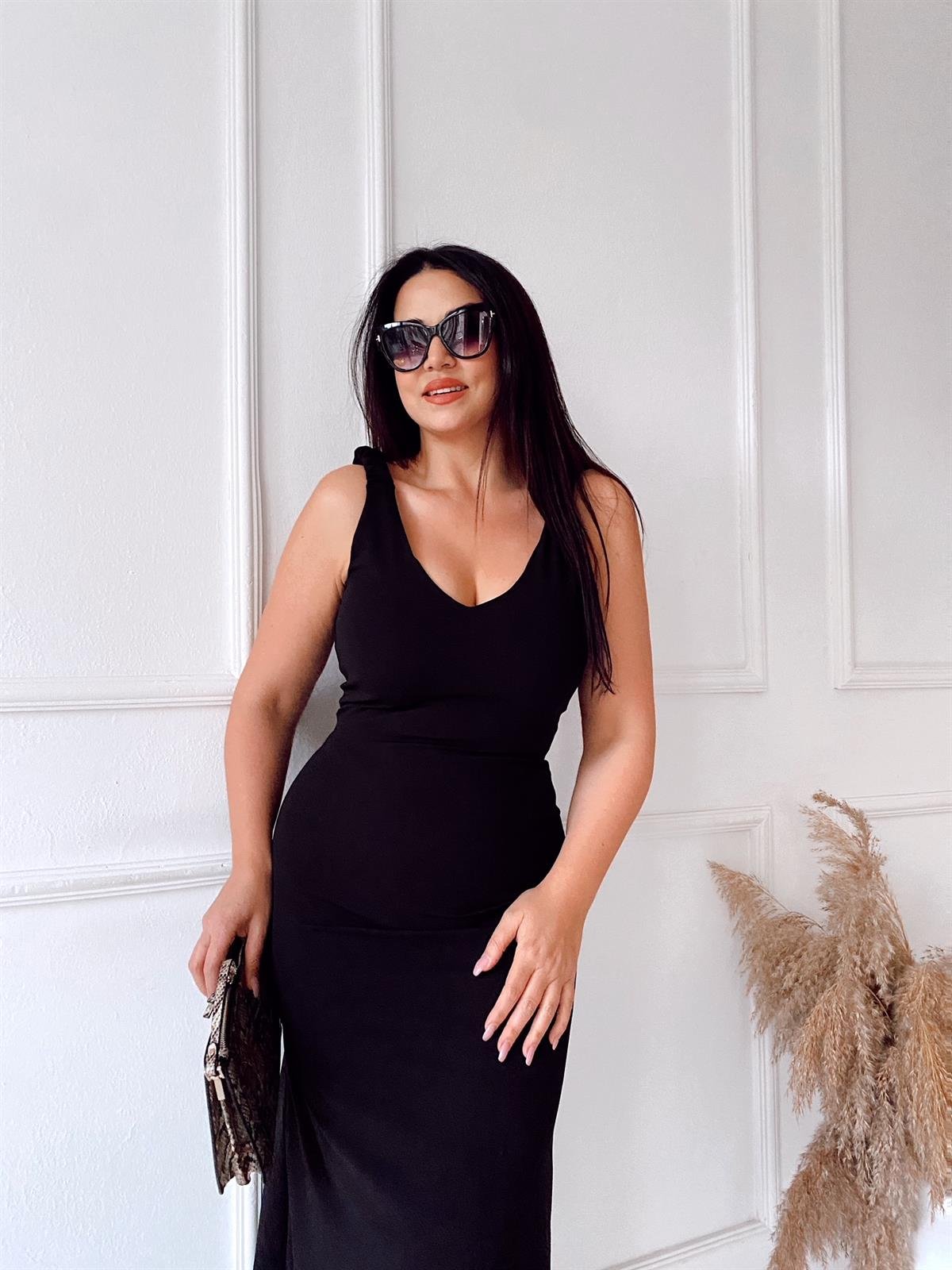 Elena Siyah Elbise