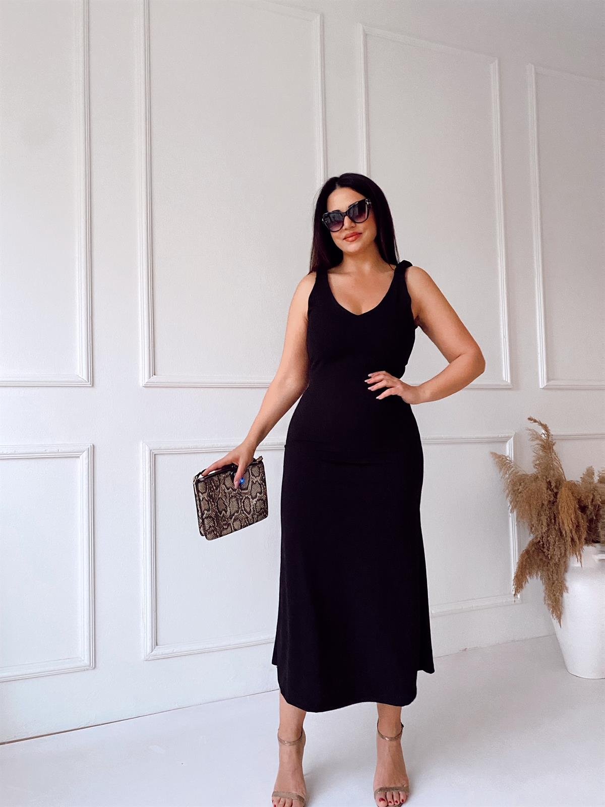 Elena Siyah Elbise