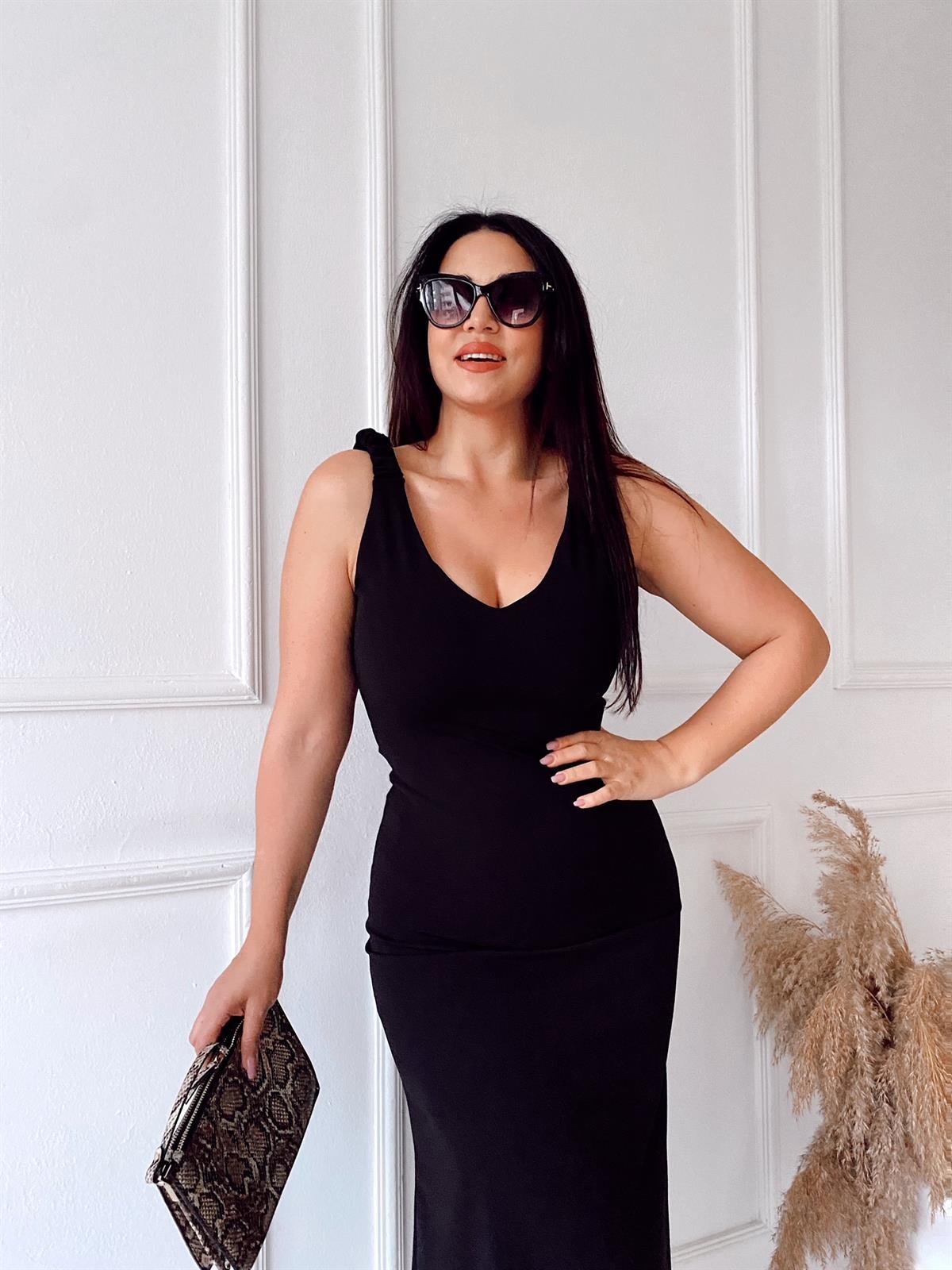 Elena Siyah Elbise