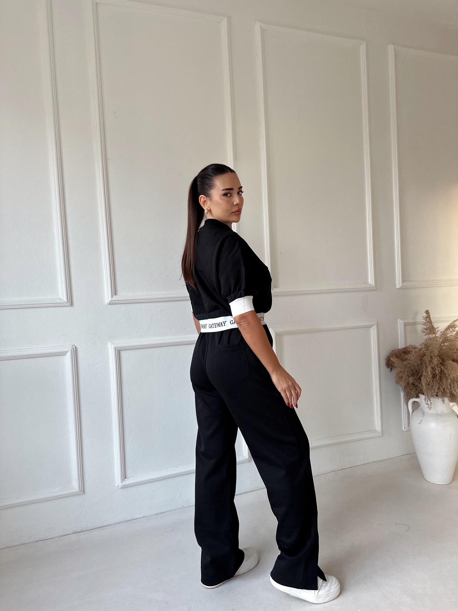 Lüks Kalite Gateway Siyah Eşofman Takım