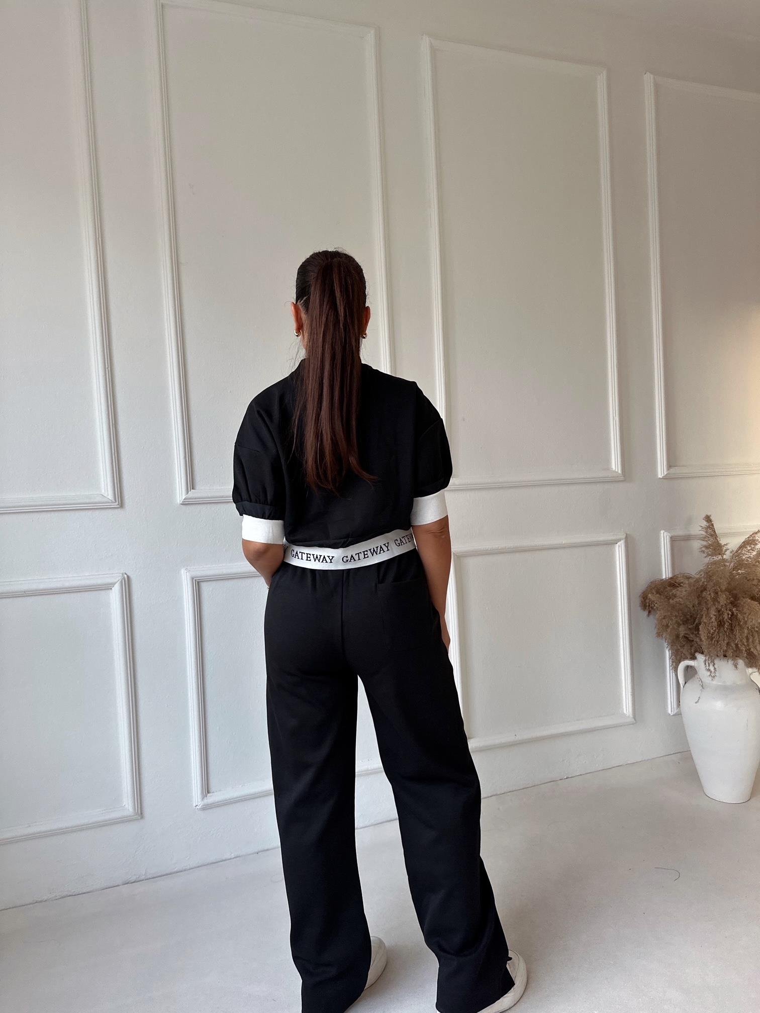 Lüks Kalite Gateway Siyah Eşofman Takım