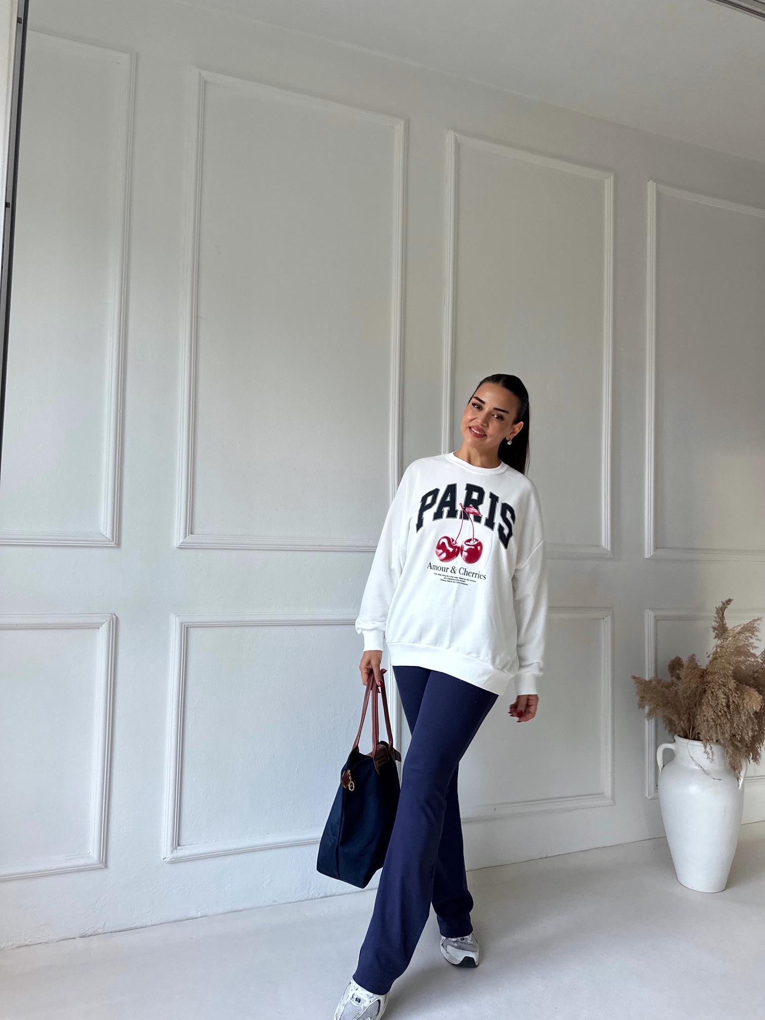 Lüks Kalite İspanyol Paça Lacivert Tayt