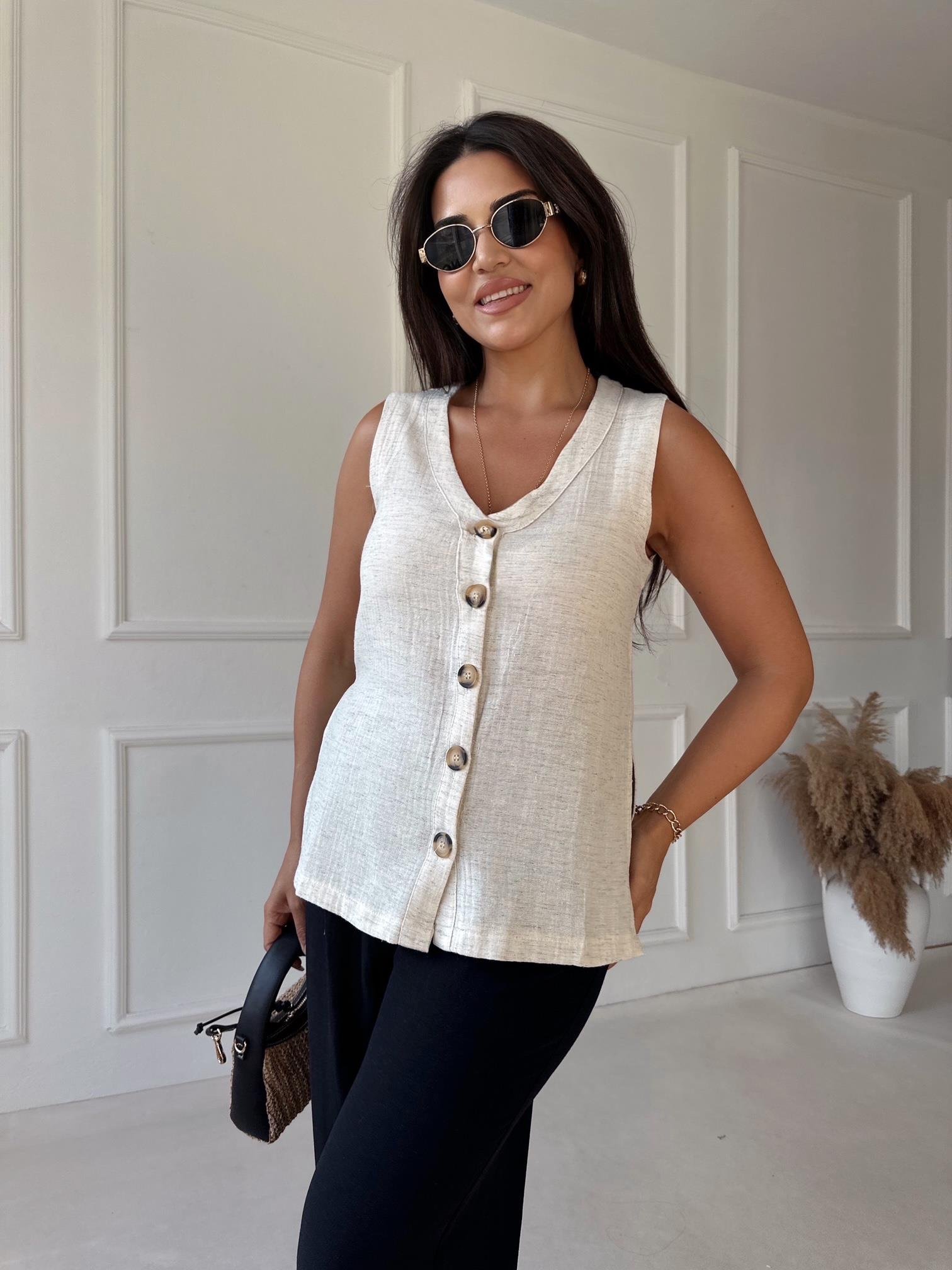 Lüks Kalite Keten Yelek 