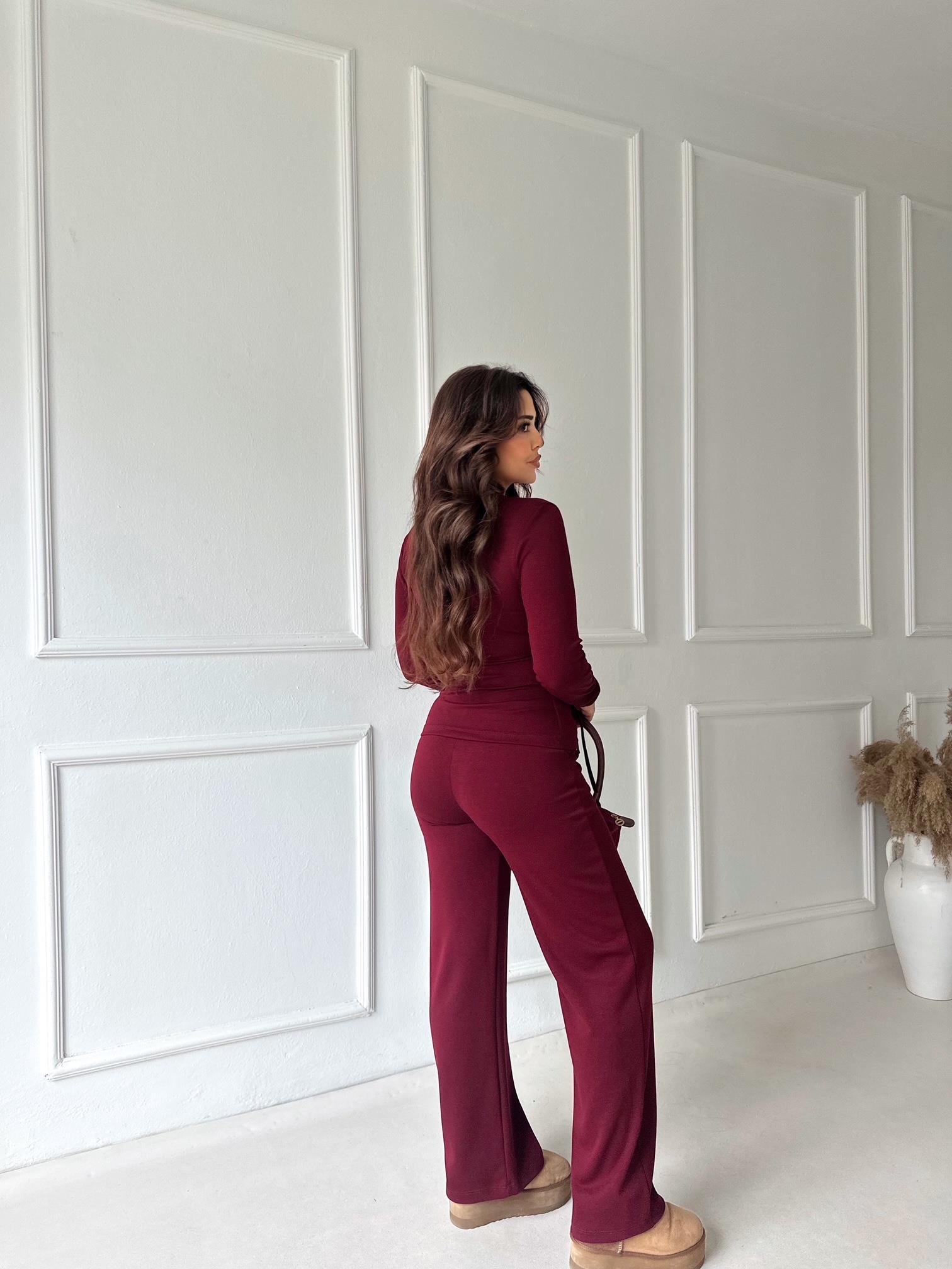 Lüks kalite Kruaze Modal Takım - Bordo