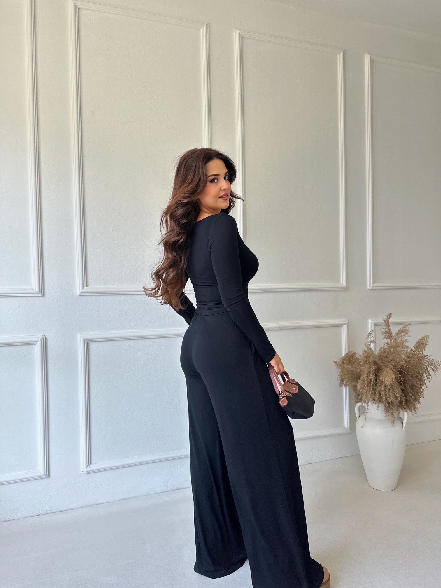 Lüks Kalite Siyah Modal Takım 