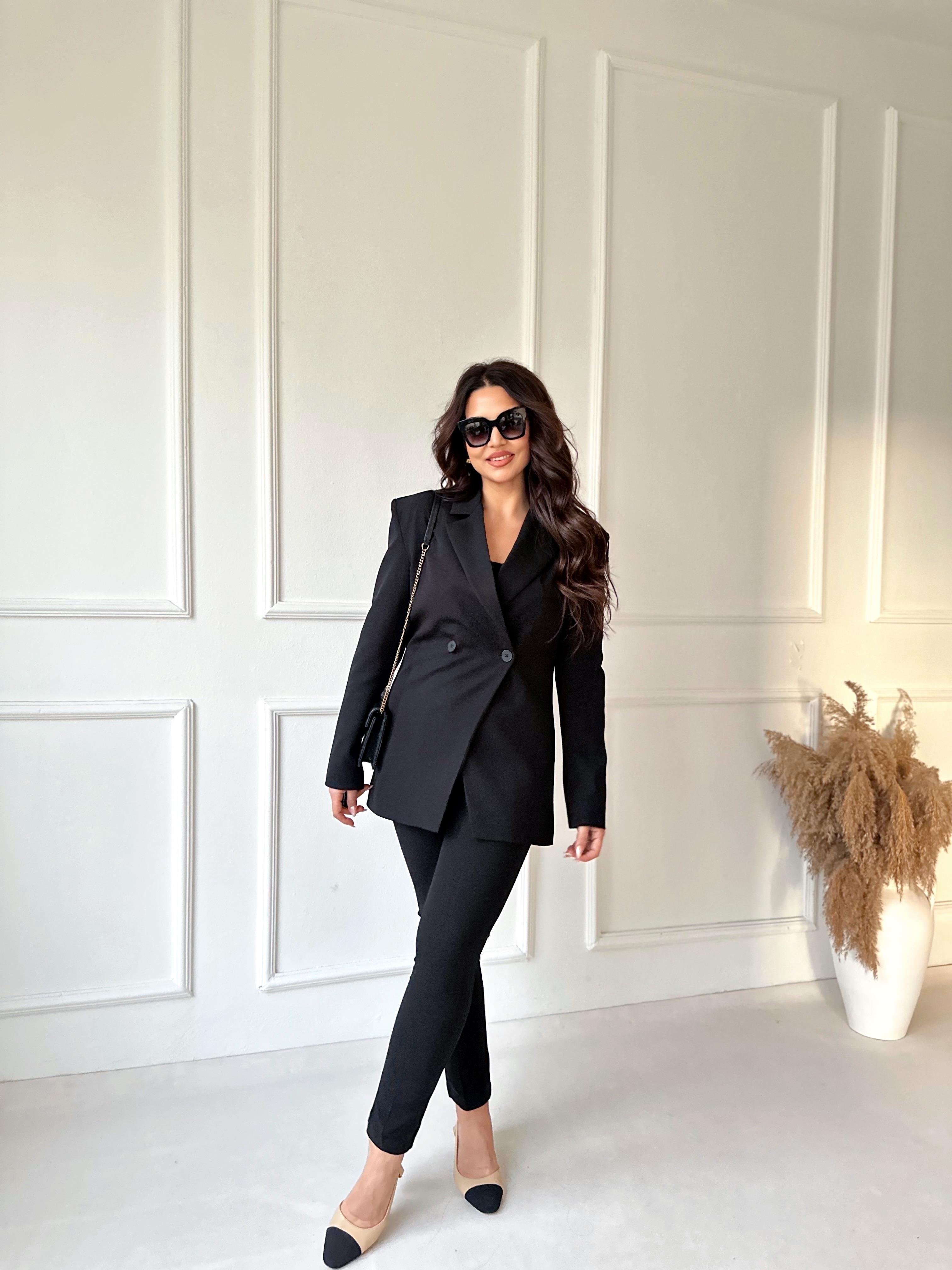 Lüks Kalite Yüksek Bel Full Likra Dar Paça Pantolon 