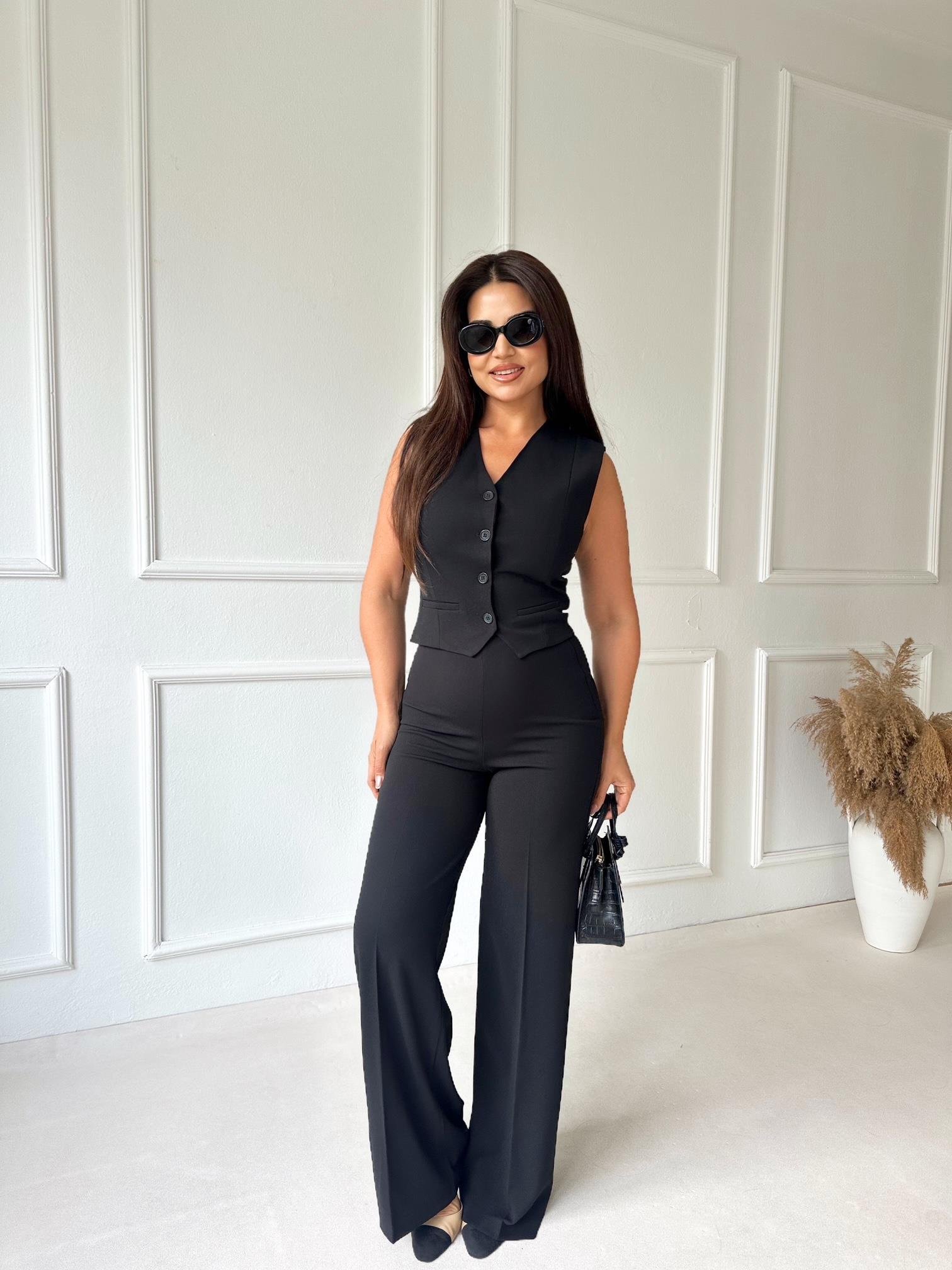 Lüks Kalite Yüksek Bel Full Likra Palazzo Pantolon | Nora Butik