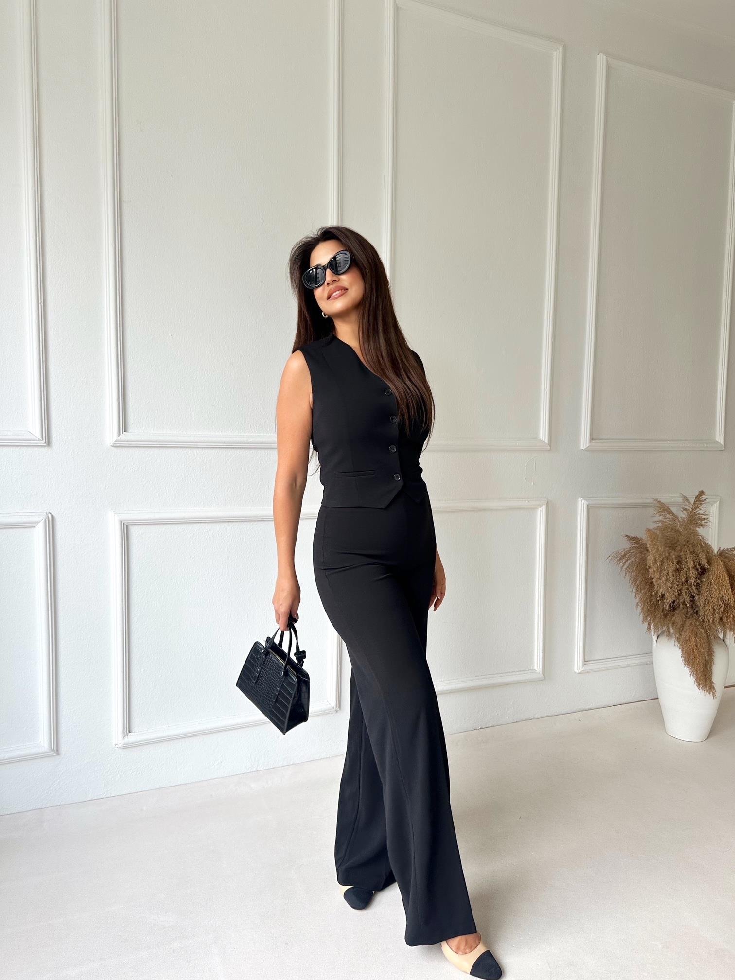 Lüks Kalite Yüksek Bel Full Likra Palazzo Pantolon | Nora Butik