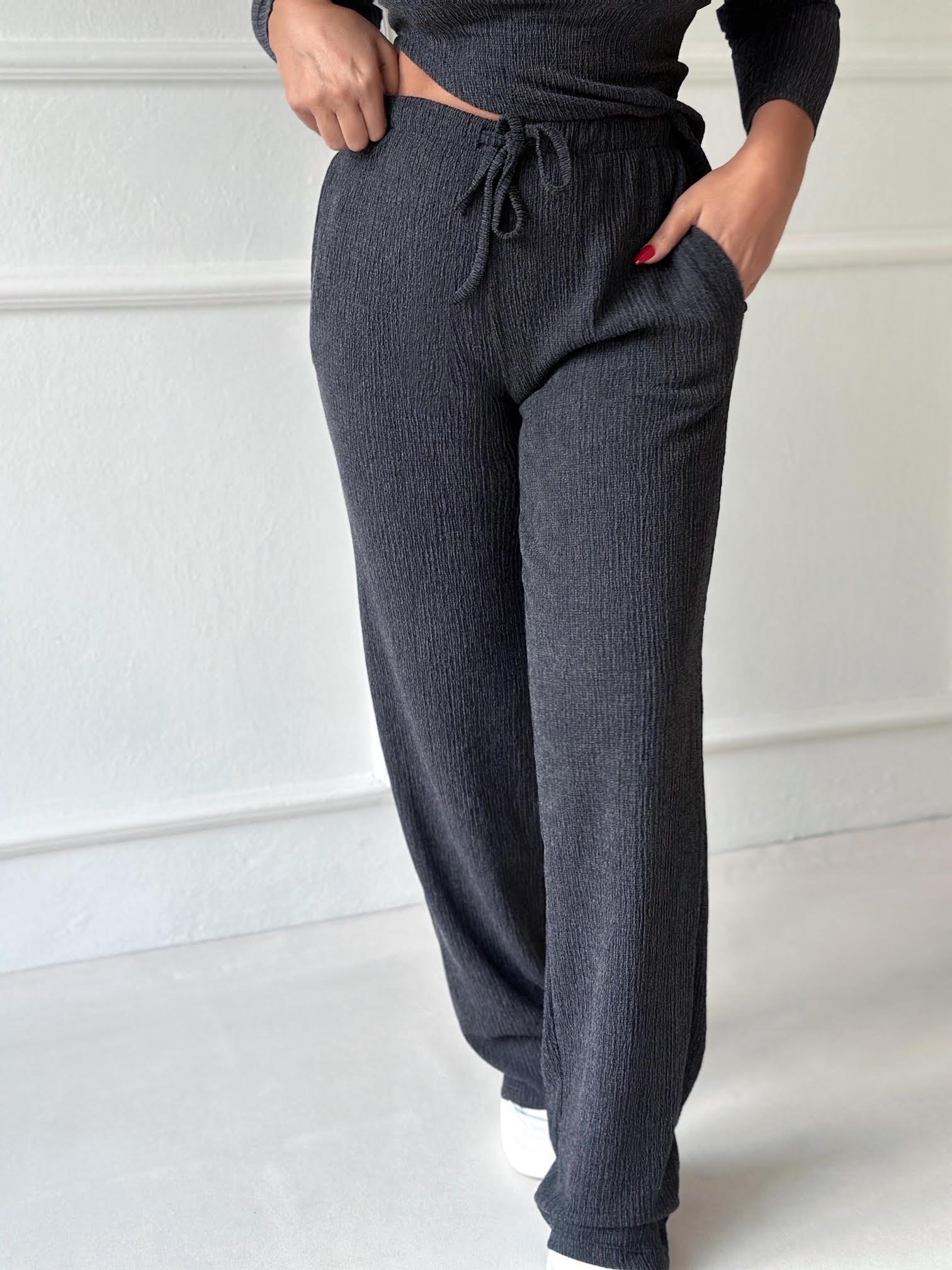 Marka Model Antrasit Bluz Pantolon Takım