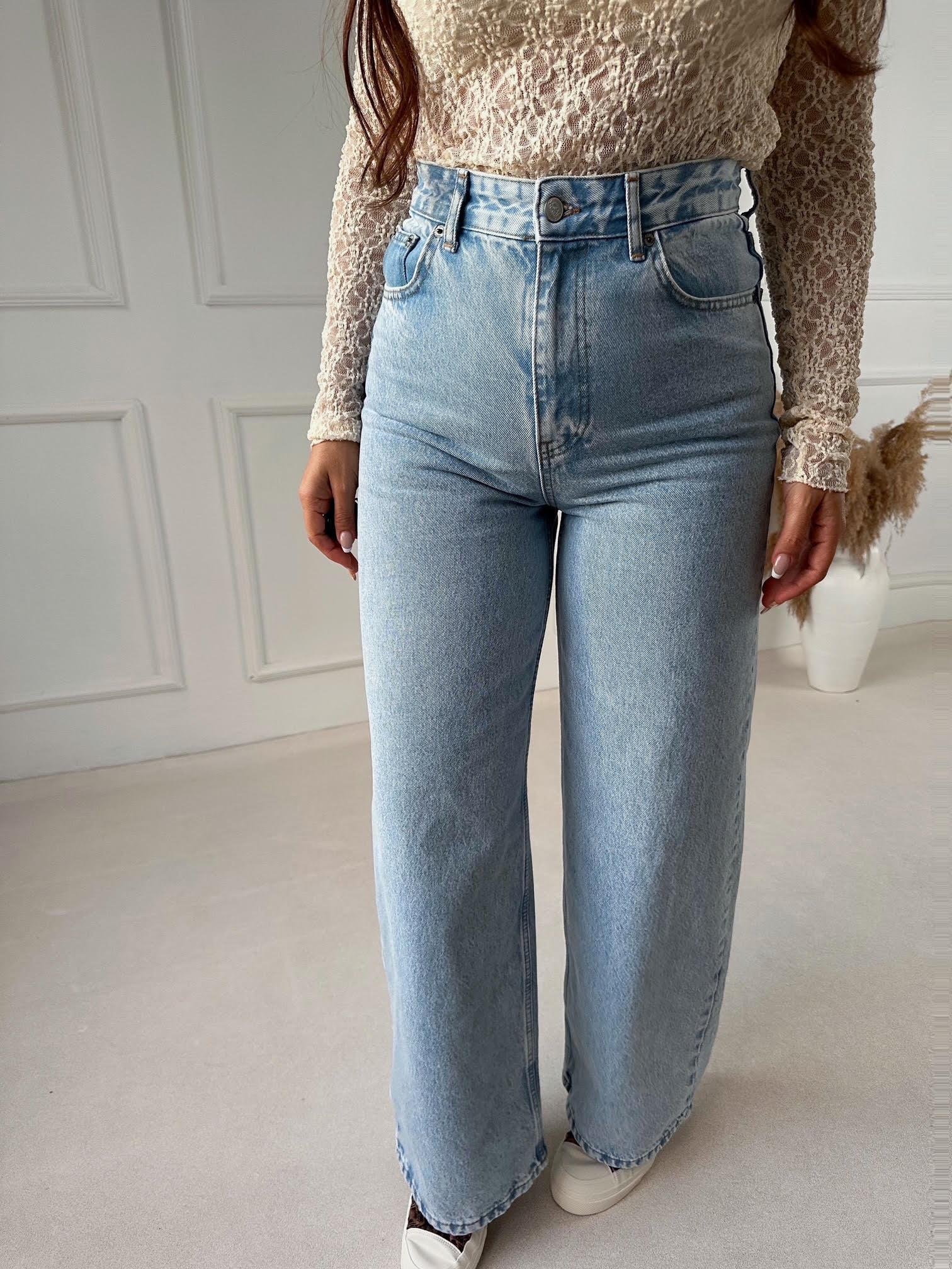 Marka Model Tam Yüksek Bel Baggy Jean | Nora Butik