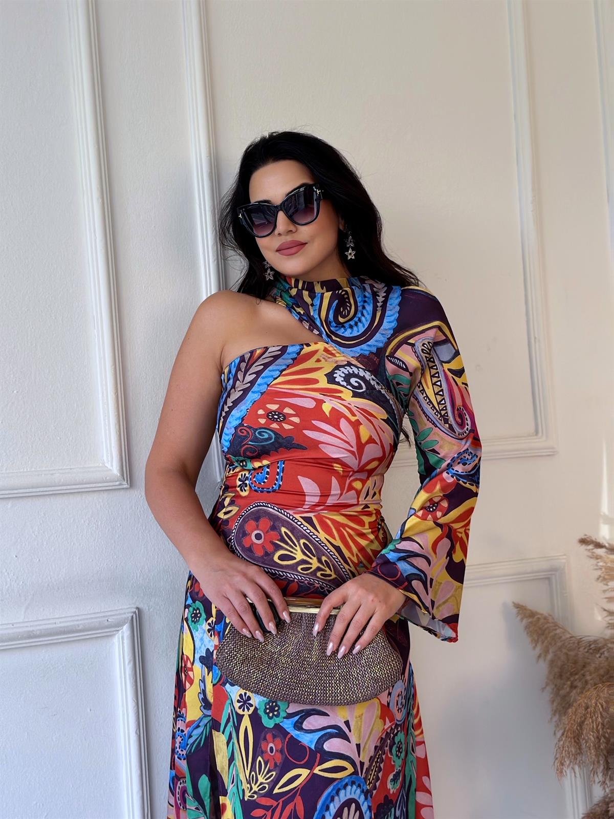 Nova Tek Omuz Elbise