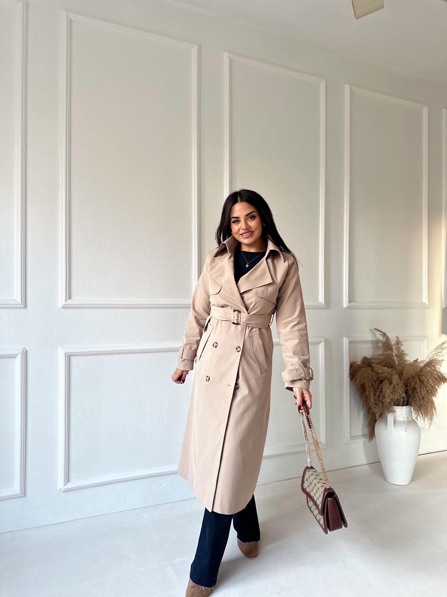 Orijinal M.Dutti Premium Kalite Trençkot Camel