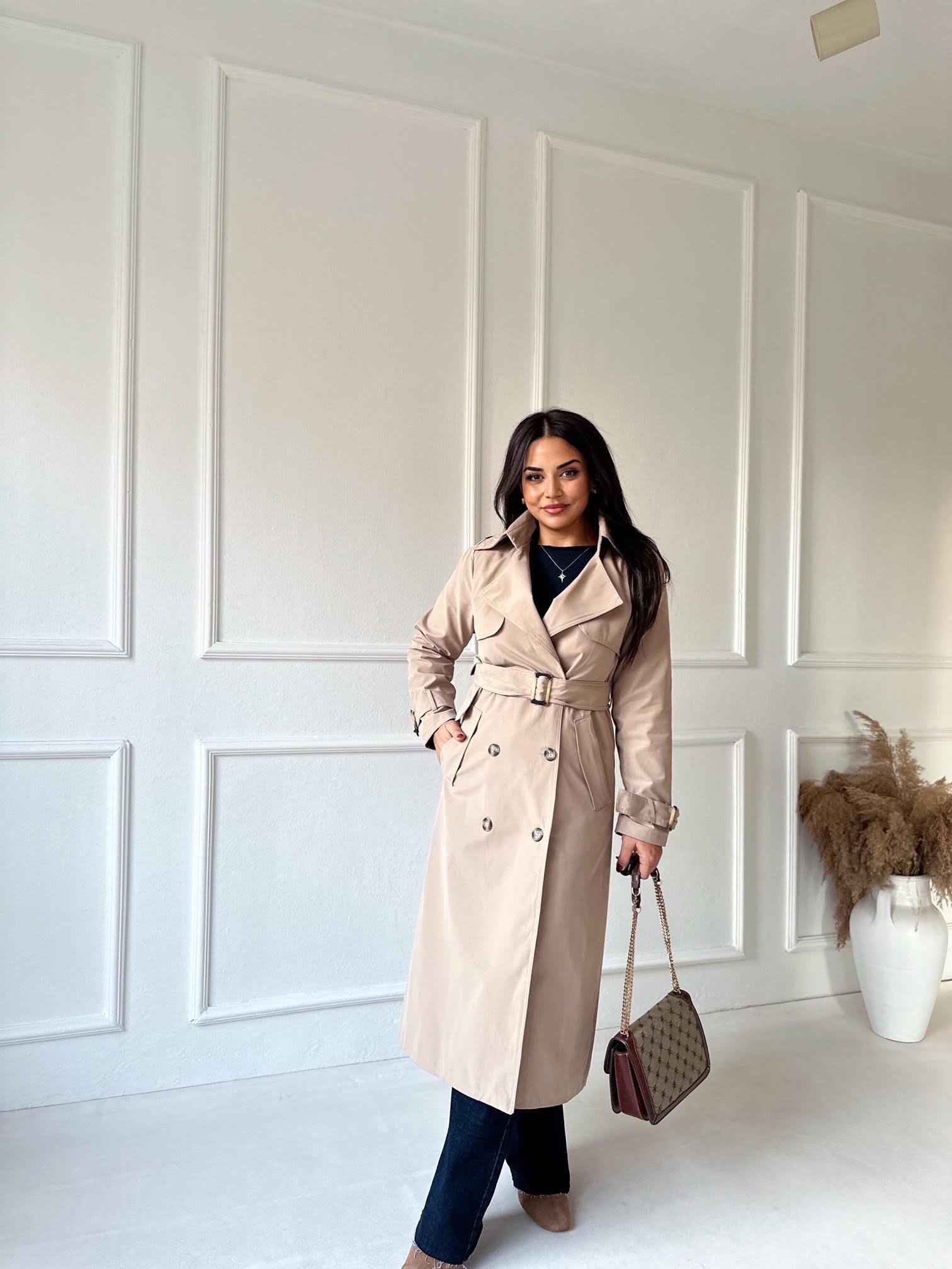 Orijinal M.Dutti Premium Kalite Trençkot Camel