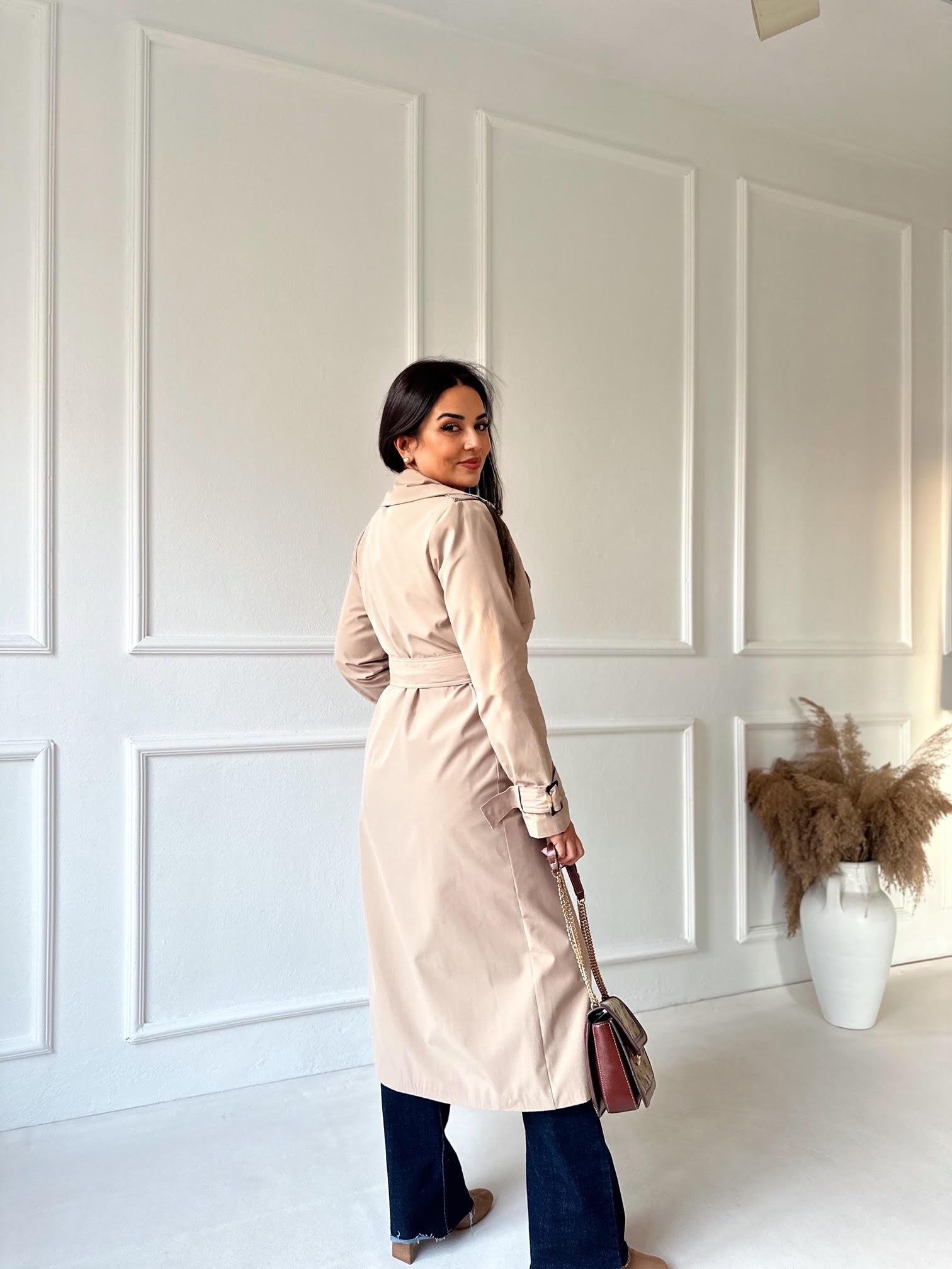 Orijinal M.Dutti Premium Kalite Trençkot Camel