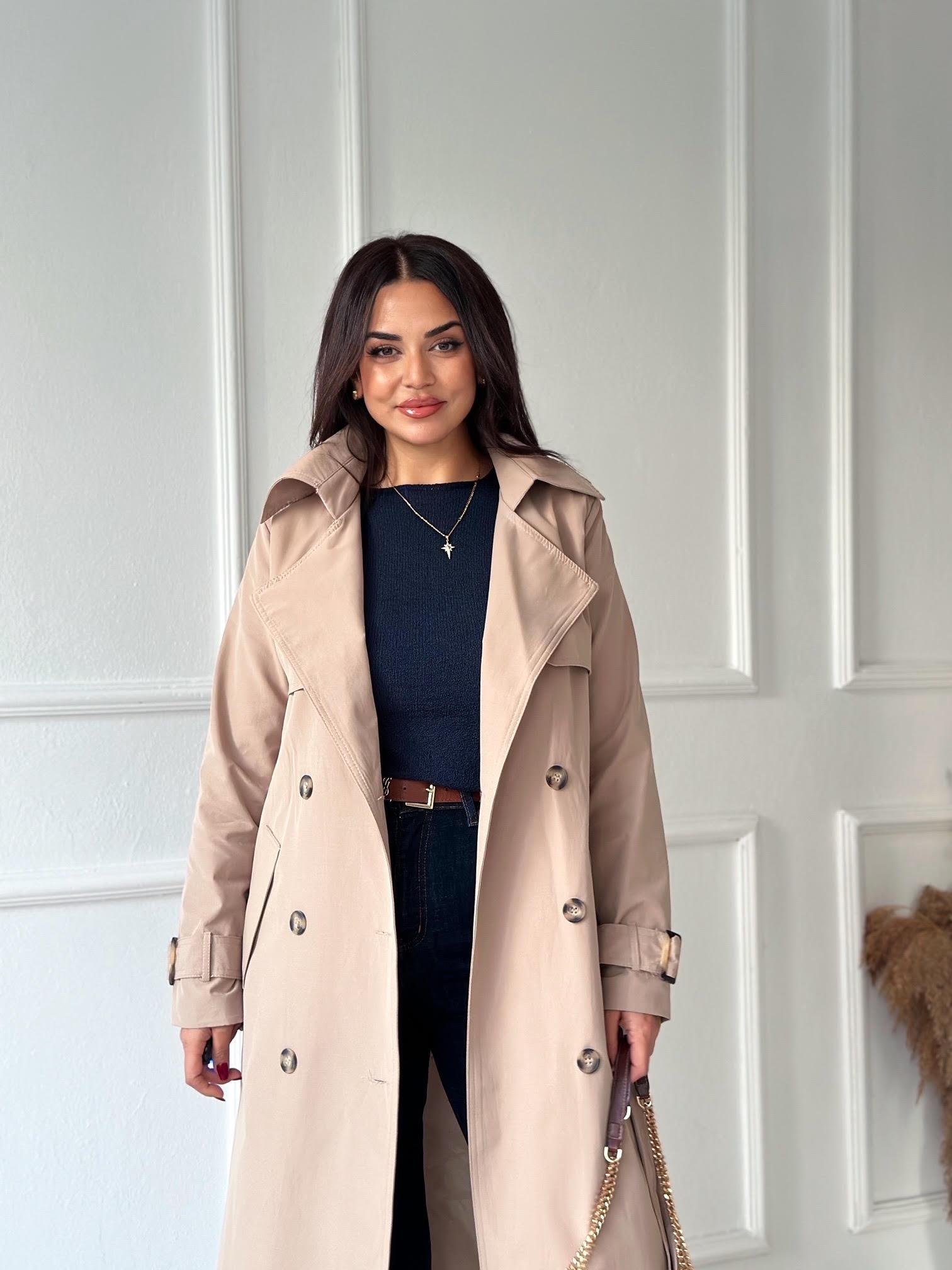 Orijinal M.Dutti Premium Kalite Trençkot Camel