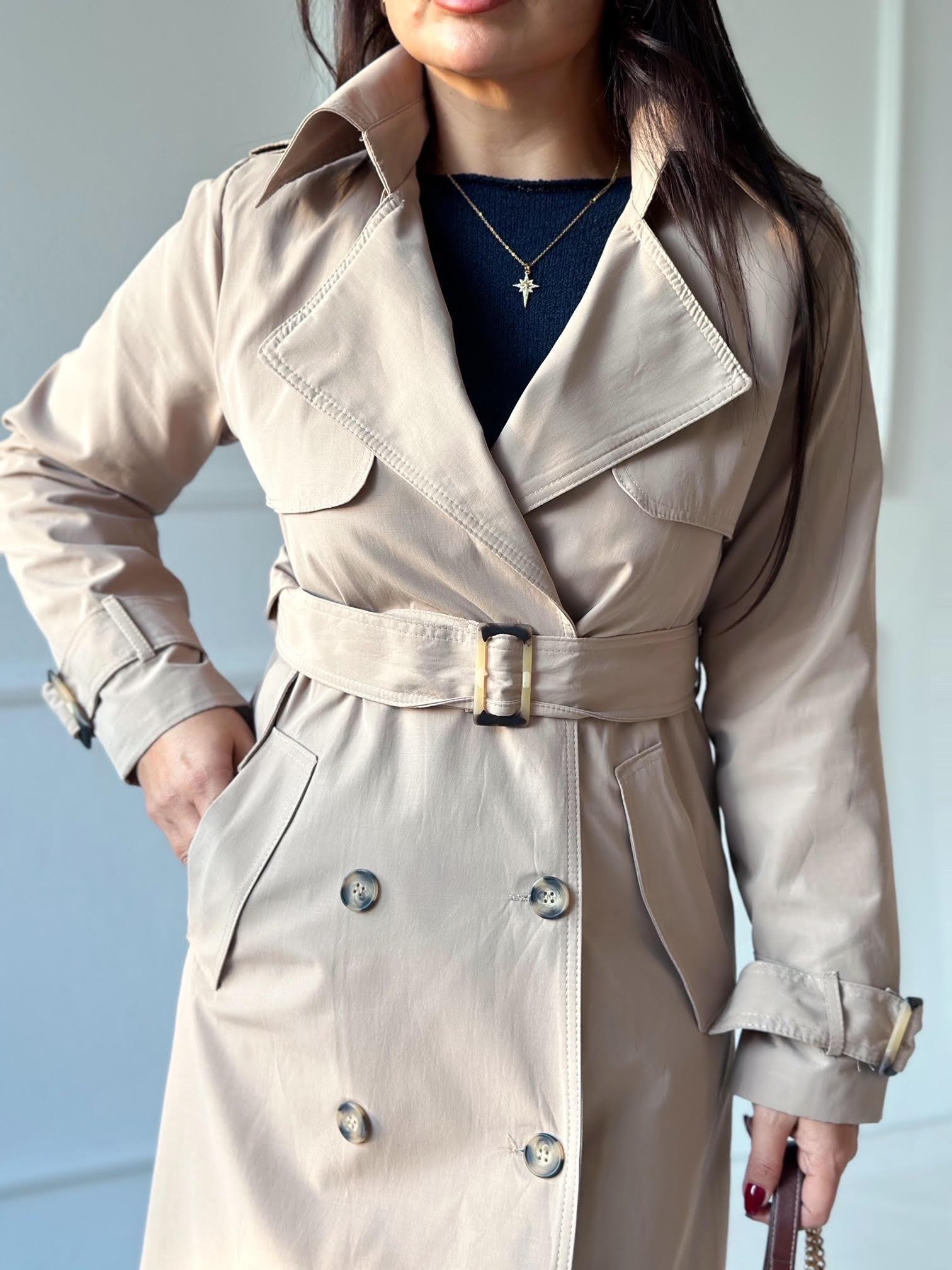 Orijinal M.Dutti Premium Kalite Trençkot Camel