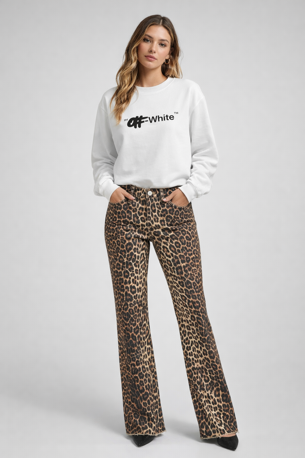 Orijinal Marka Leopar Straight Jean  | Nora Butik