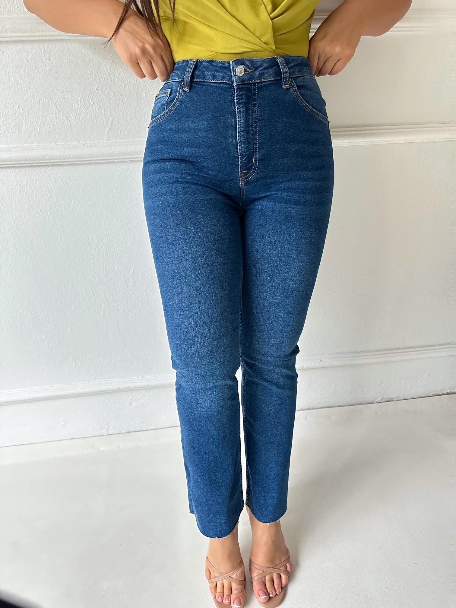 Orijinal Marka Likralı Boyfit Jean