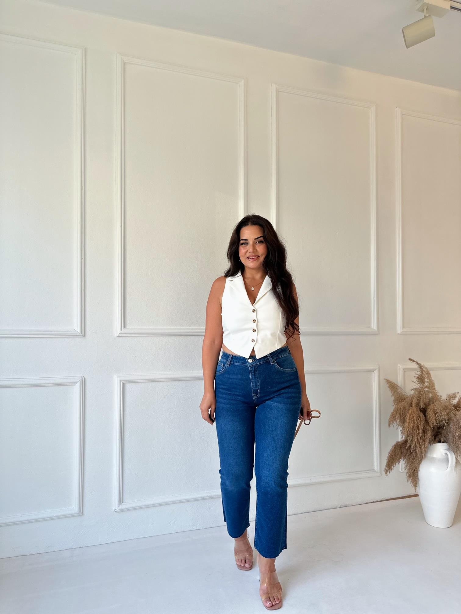 Orijinal Marka Likralı Boyfit Jean