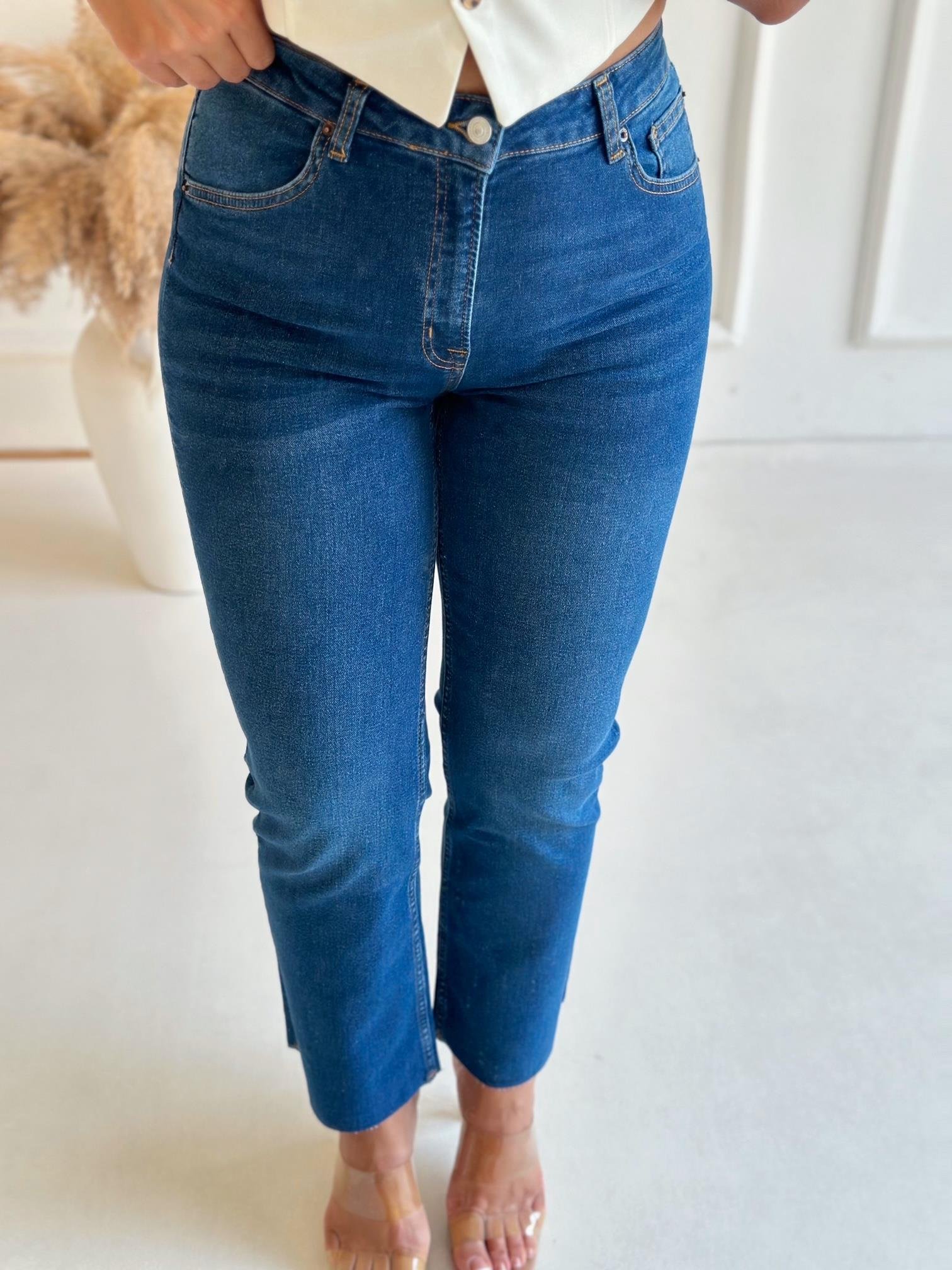 Orijinal Marka Likralı Boyfit Jean