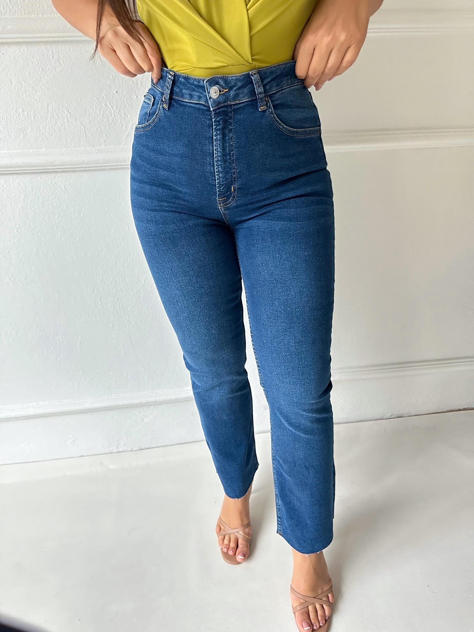 Orijinal Marka Likralı Boyfit Jean