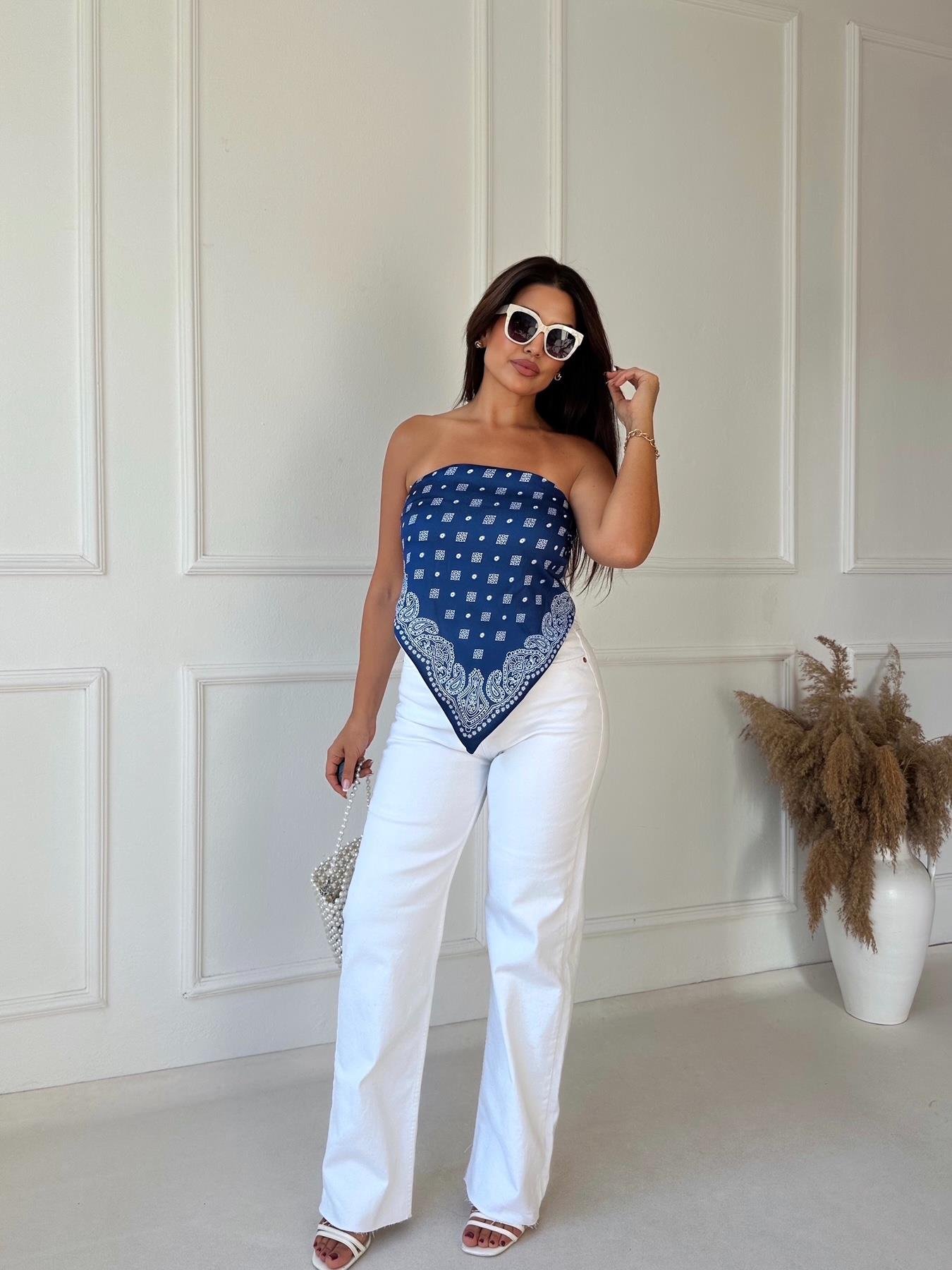 Orijinal Marka Tam Yüksek Bel Likralı Straight Fit Jean| Nora Butik