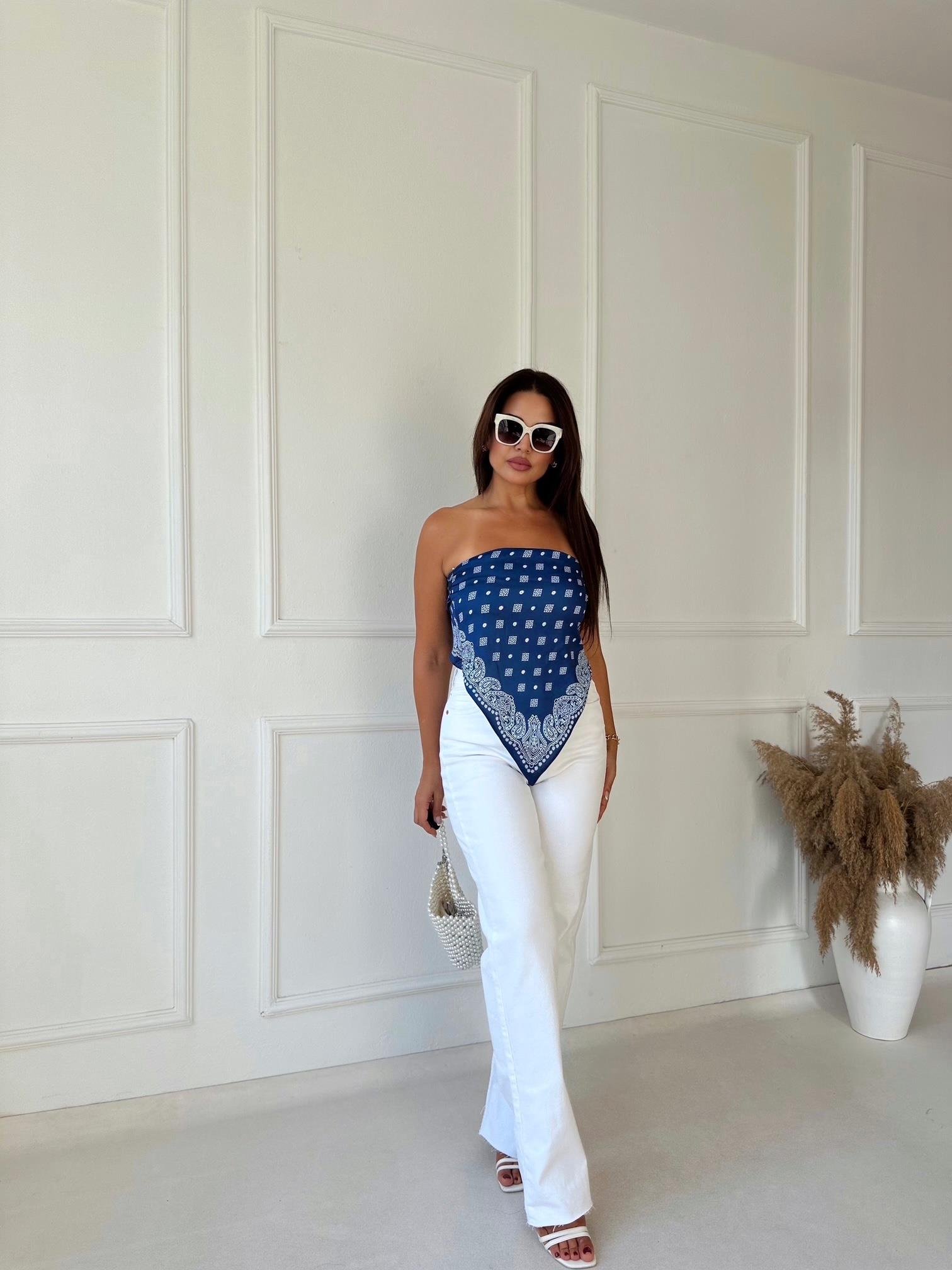 Orijinal Marka Tam Yüksek Bel Likralı Straight Fit Jean| Nora Butik