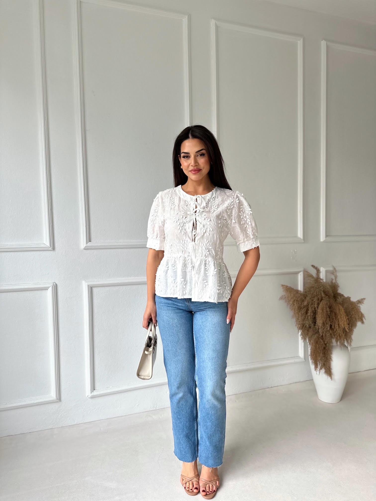 Orijinal Marka Tam Yüksek Bel Straight Fit Jean