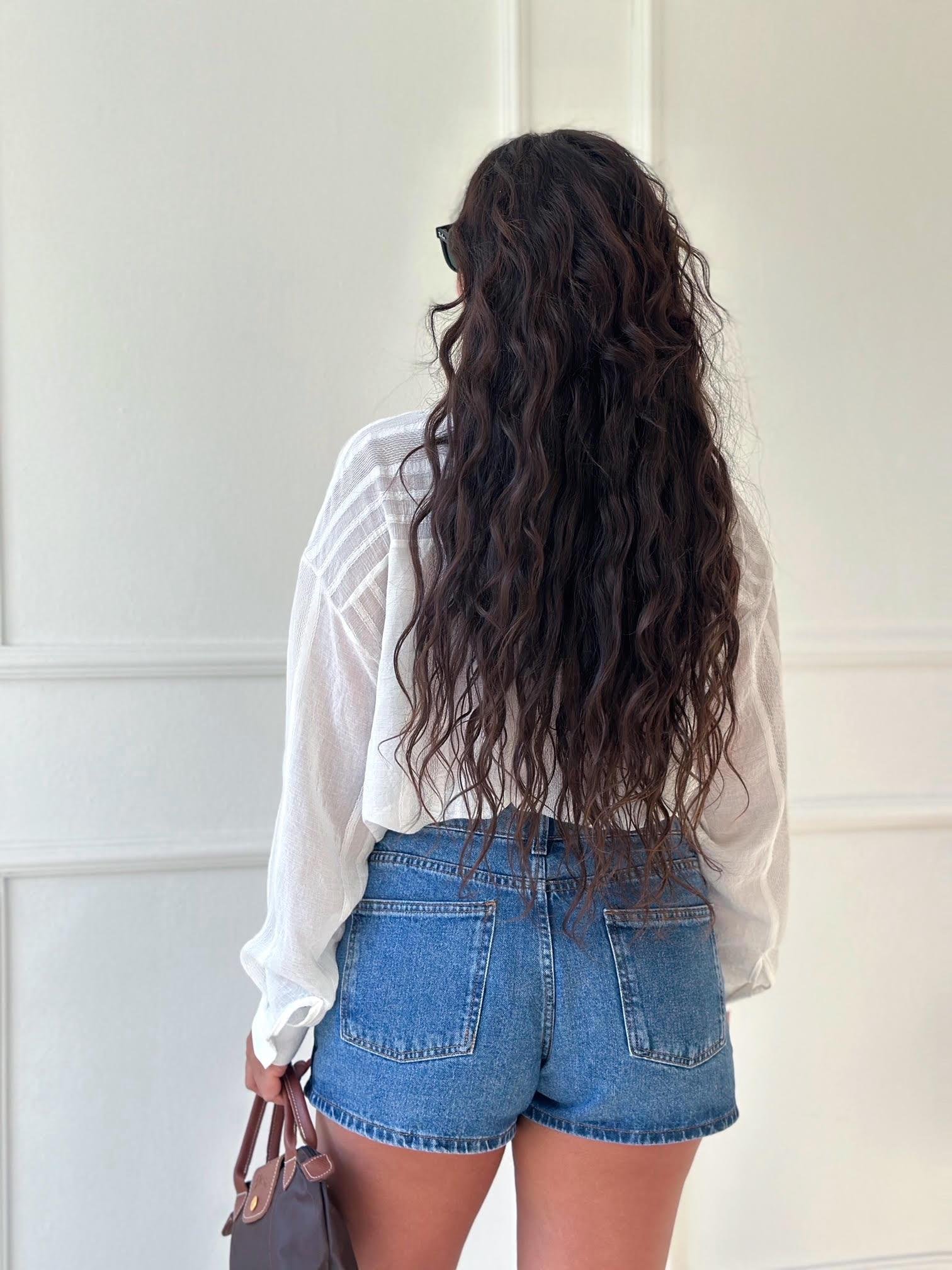 Orijinal ZR Denim Şort Etek