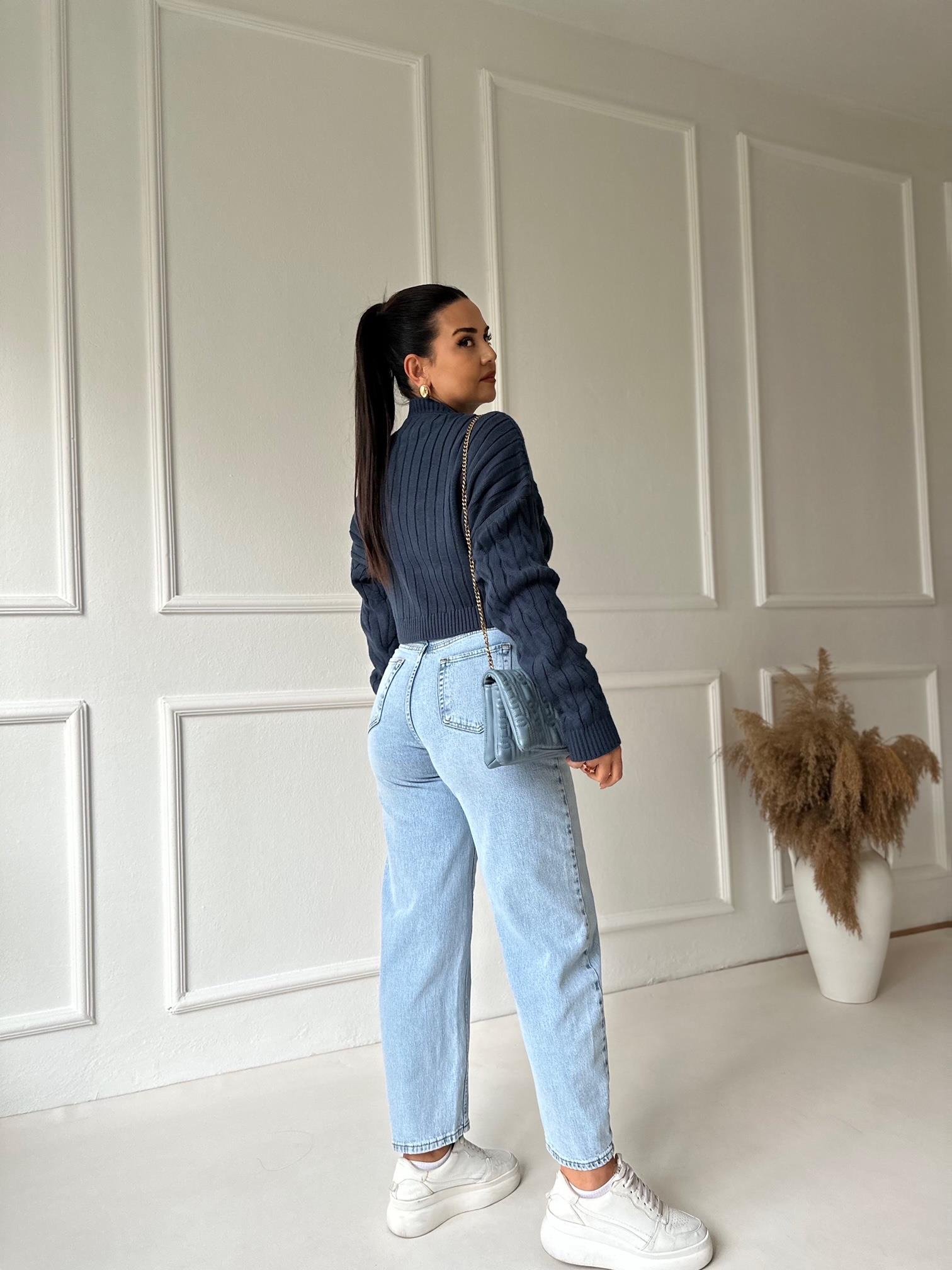 Orjinal Marka Açık Mavi Slouchy Jean