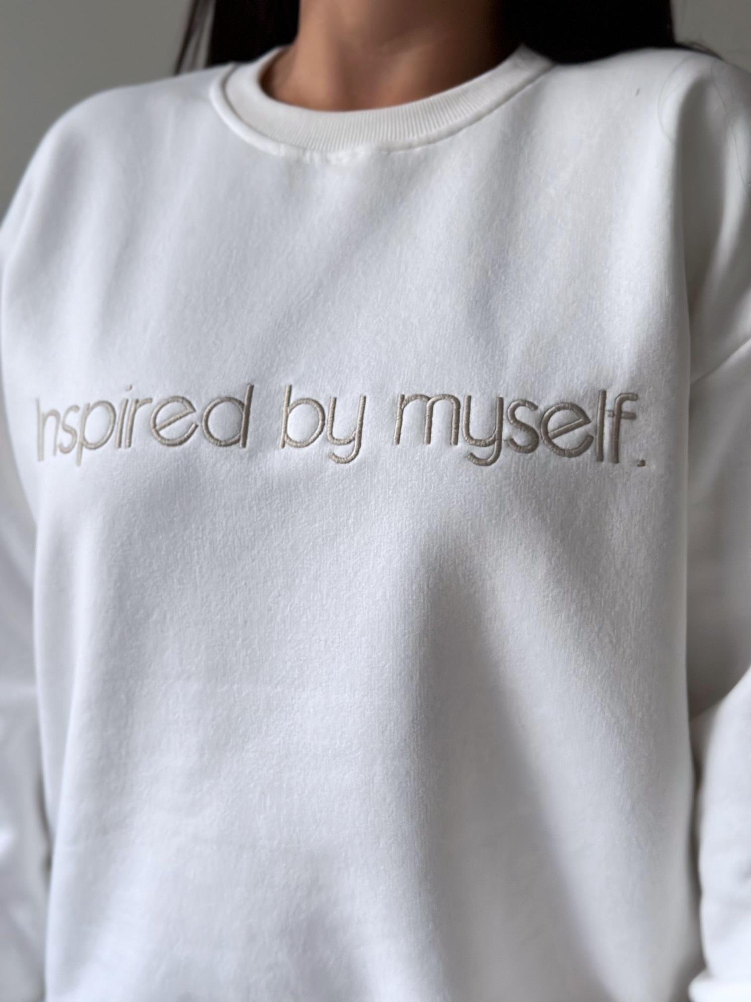 Orjinal Marka Inspired Nakışlı Sweat