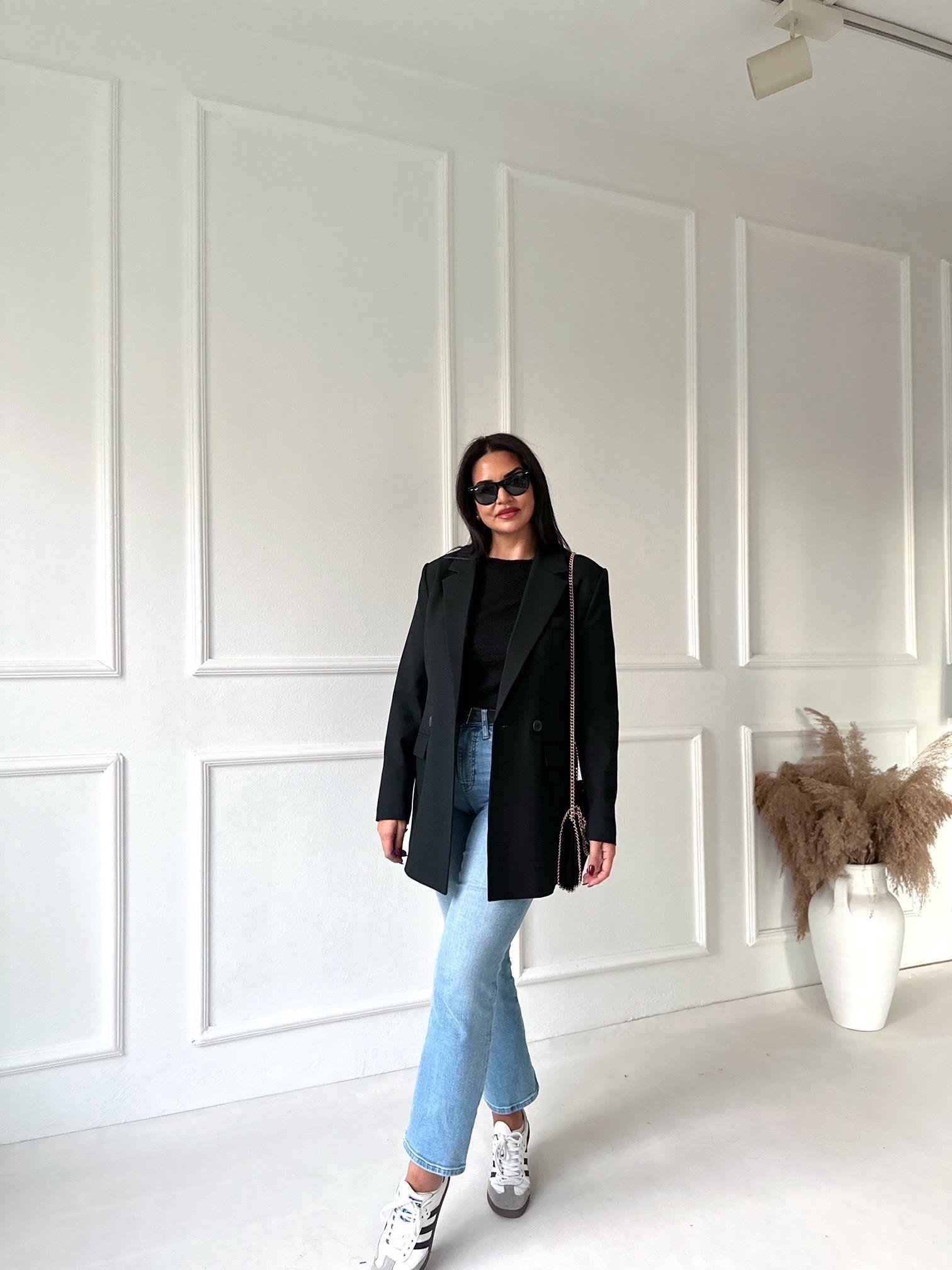 Orjinal Marka Likralı Açık Mavi Boy Fit Jean