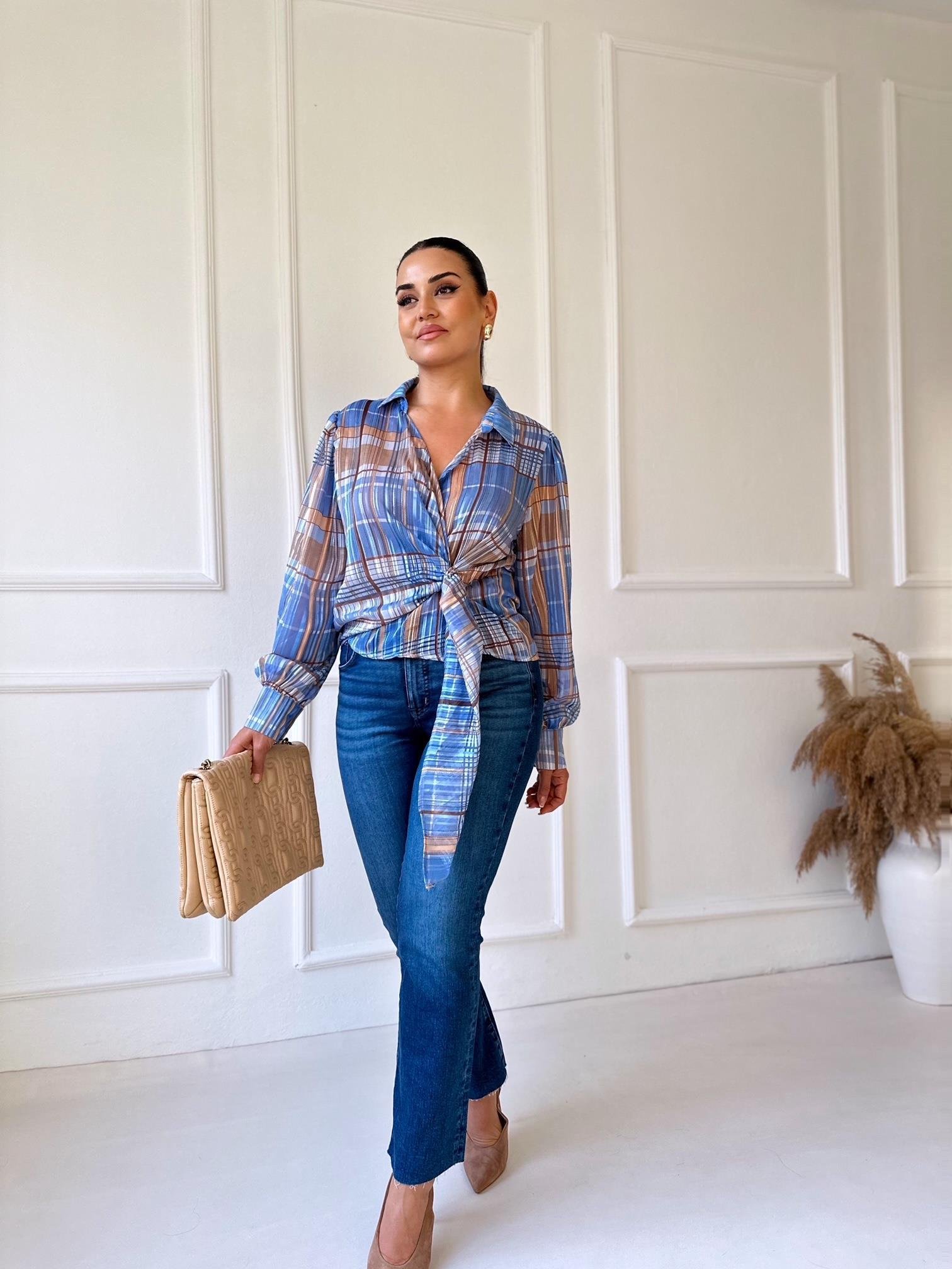 Orjinal Marka Likralı Boy Fit Jean 