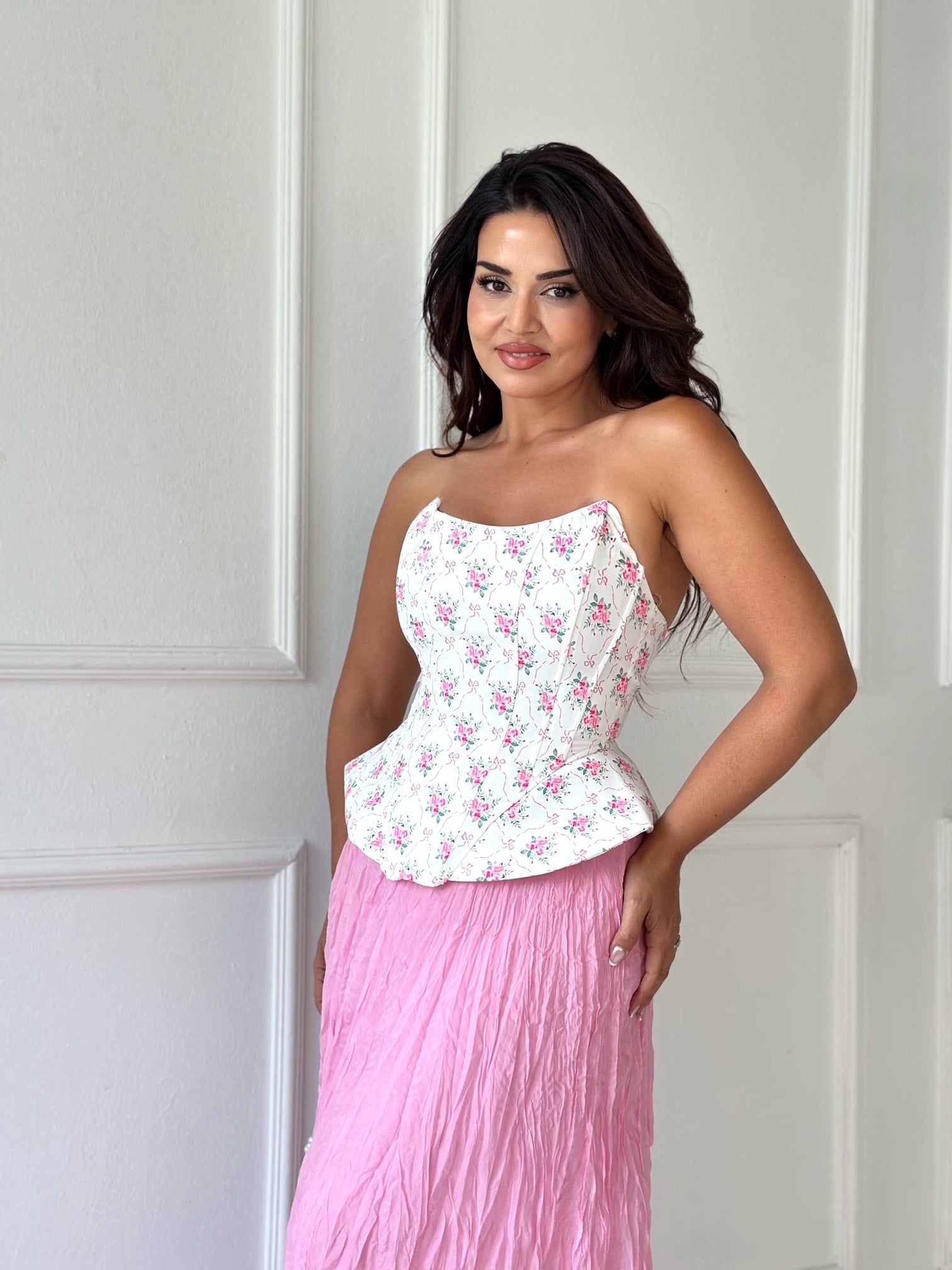 Pink Garden Korse