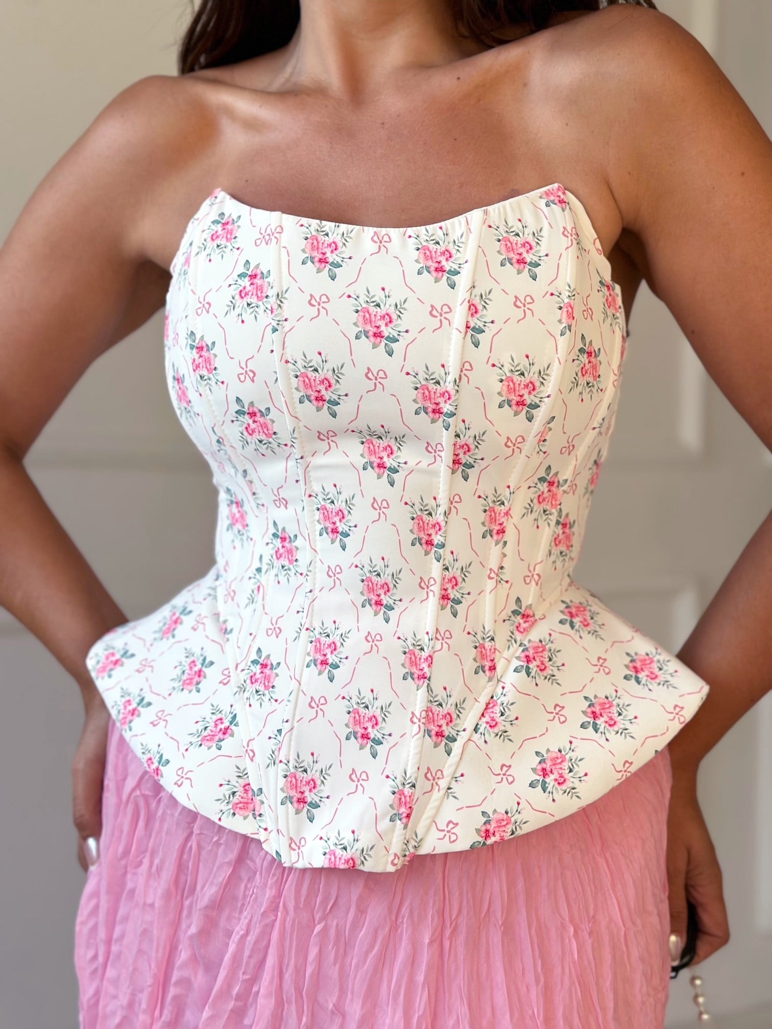 Pink Garden Korse